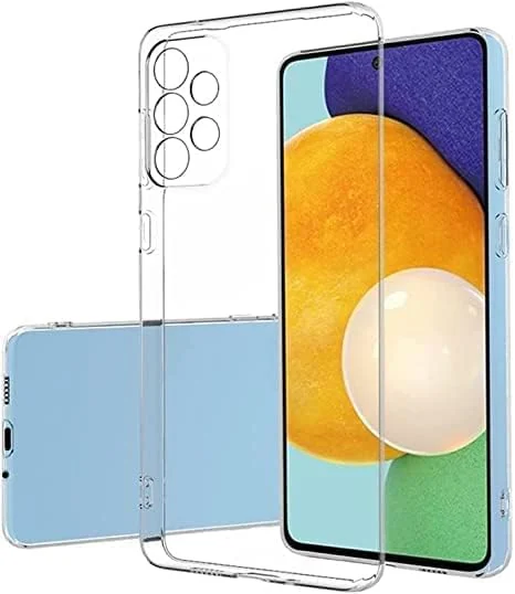 DL3 Mobilak Case Compatible with Samsung Galaxy A73 Case Crystal Soft TPU Gel Case Flexible Silicone Anti-Scratch Camera Protection TPU Cover - Clear