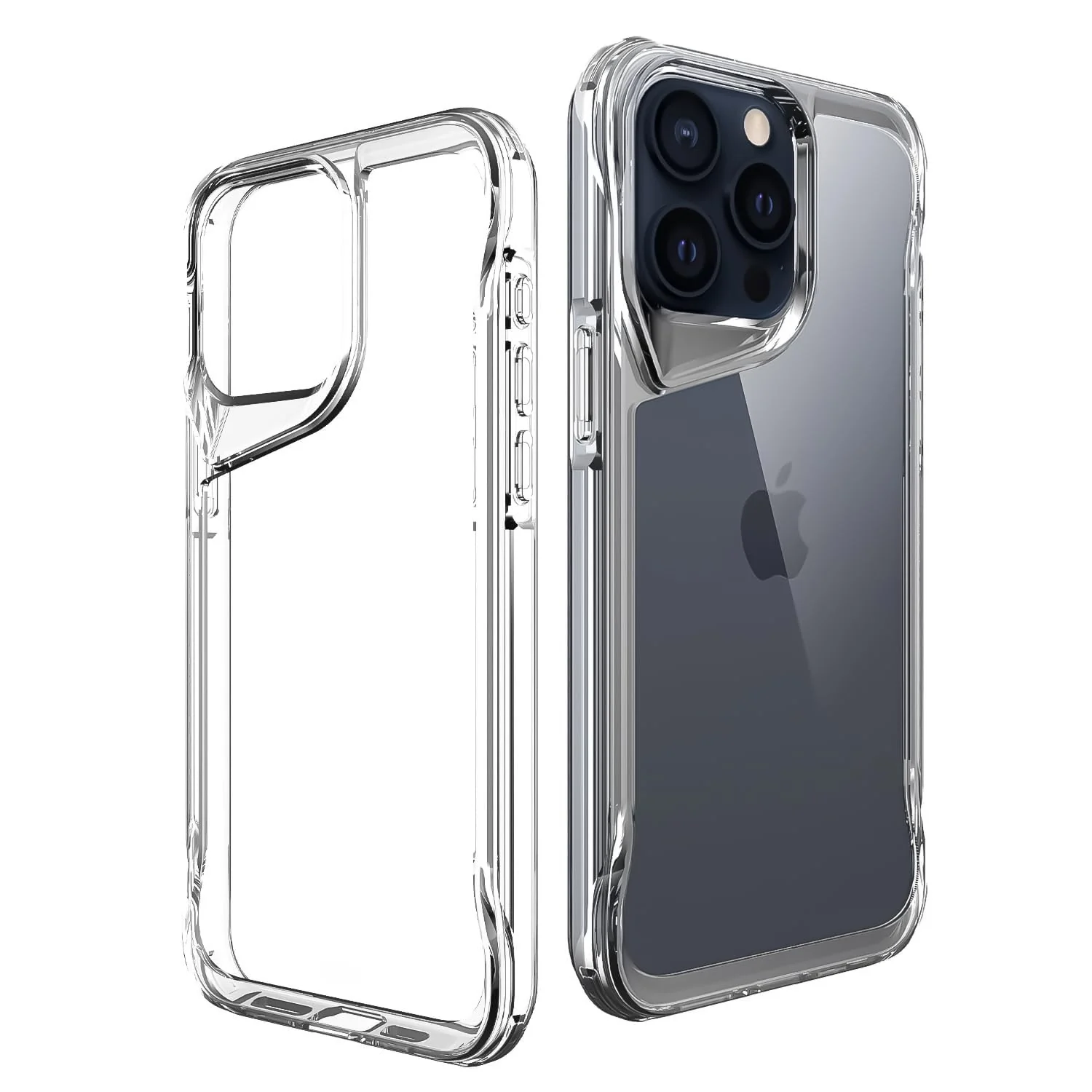 DL3 Mobilak Rugged Protective Case for Samsung Galaxy A17, Supports wireless charging, Shock-absorbing protection, Non-slip grip - Clear