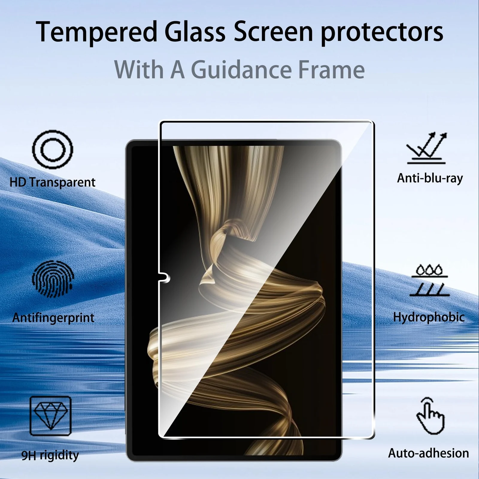 "DL3 Mobilak Screen Protector For Huawei MatePad Pro 12.2"" (2024) Tablet Tempered Glass Film [HD Crystal ] [Easy Installation] [Scratch Resistant] [9H Hardness] - Clear"