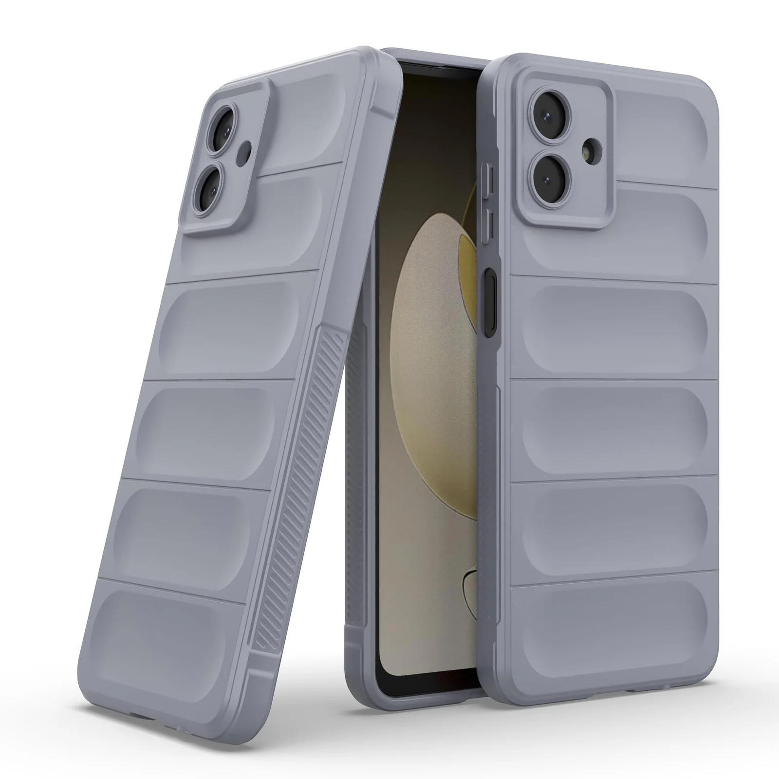 DL3 Mobilak Soft Silicone Protective Case for Samsung Galaxy A07 with Camera Protection and Shockproof Design - Gray