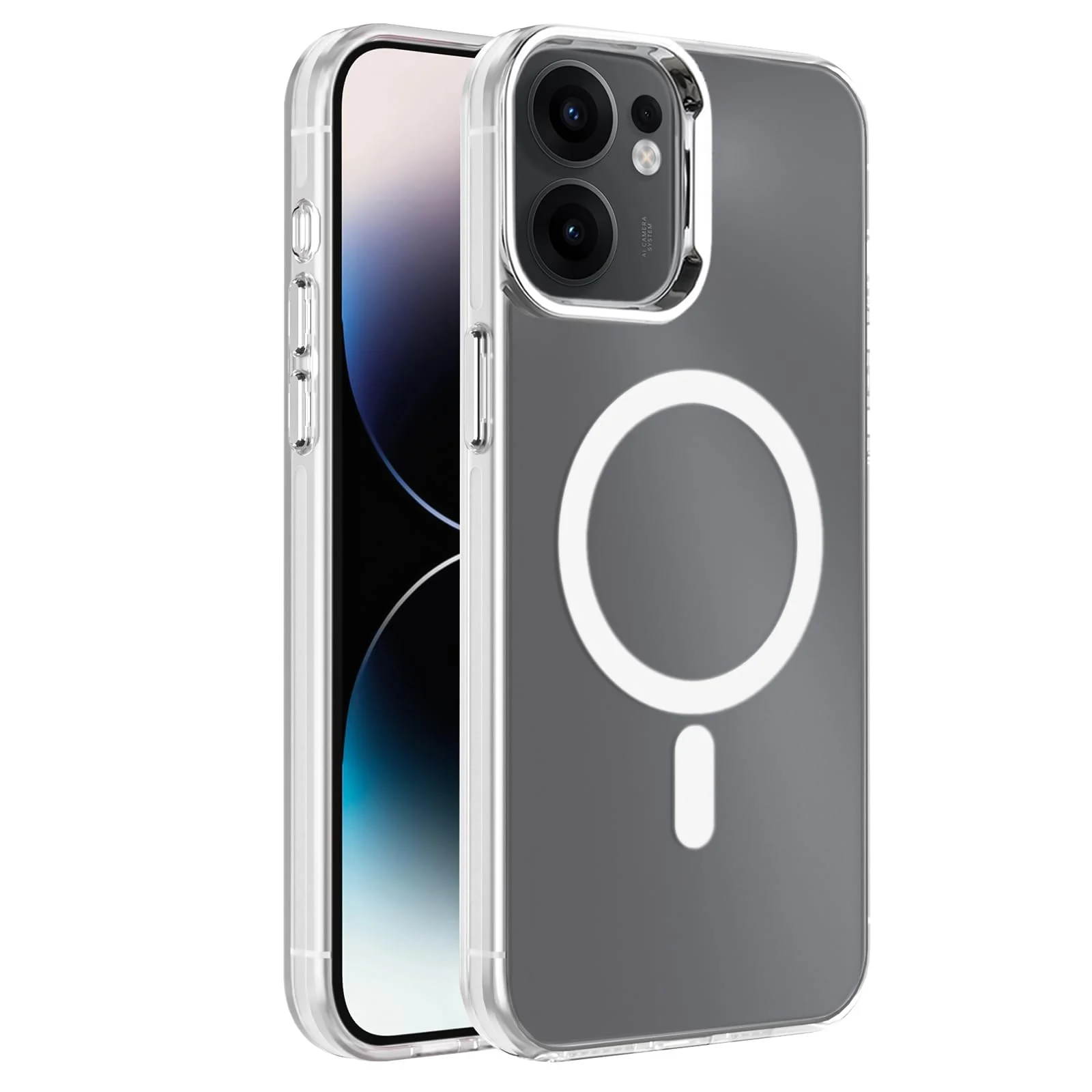 DL3 Mobilak Case for OPPO Reno13 F/Reno 13F Crystal Clear [Not Compatible with MagSafe] Soft TPU Gel Case Flexible Silicone Anti-Scratch Transparent TPU Cover - Clear