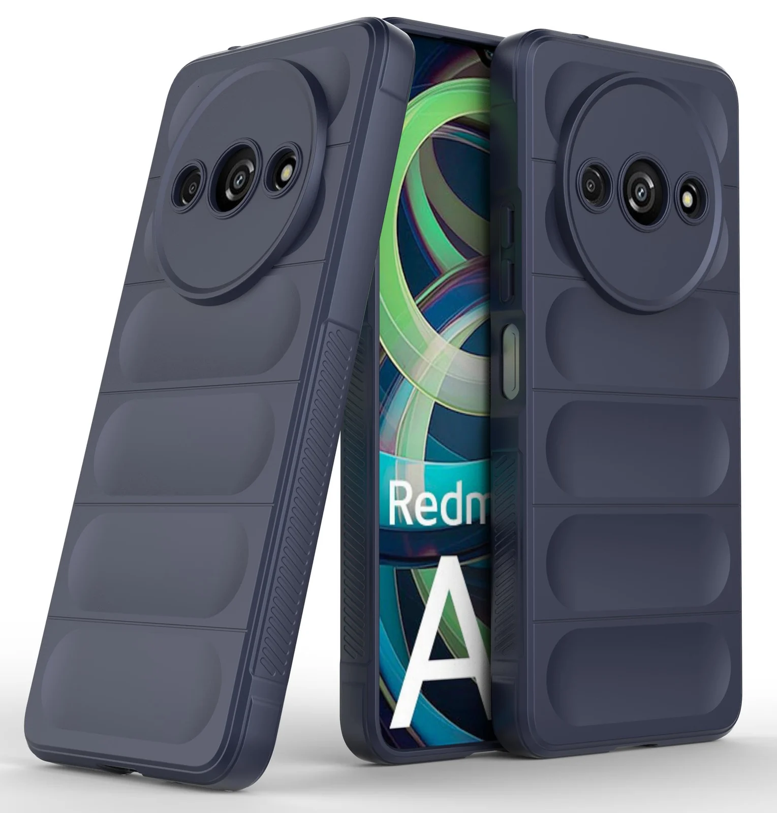 DL3 Mobilak Rugged Protective Case for Xiaomi Redmi A3, Camera protection, Shock-absorbing protection, Non-slip grip - Blue