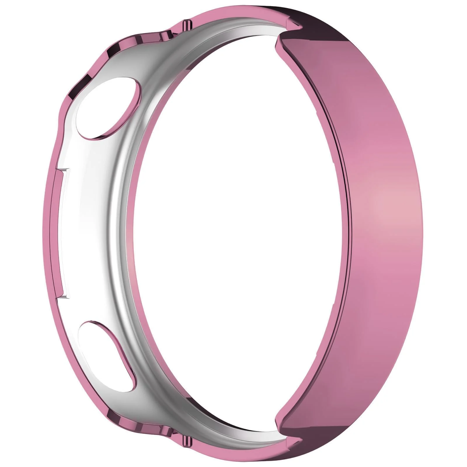 DL3 Mobilak Bling Case for Huawei Watch GT6 41MM, Slim Hard PC Frame Cover with Crystal Diamond Bumper Design (Without Screen Protector), Protective Case for Women and Girls for GT 6 41 mm - Pink