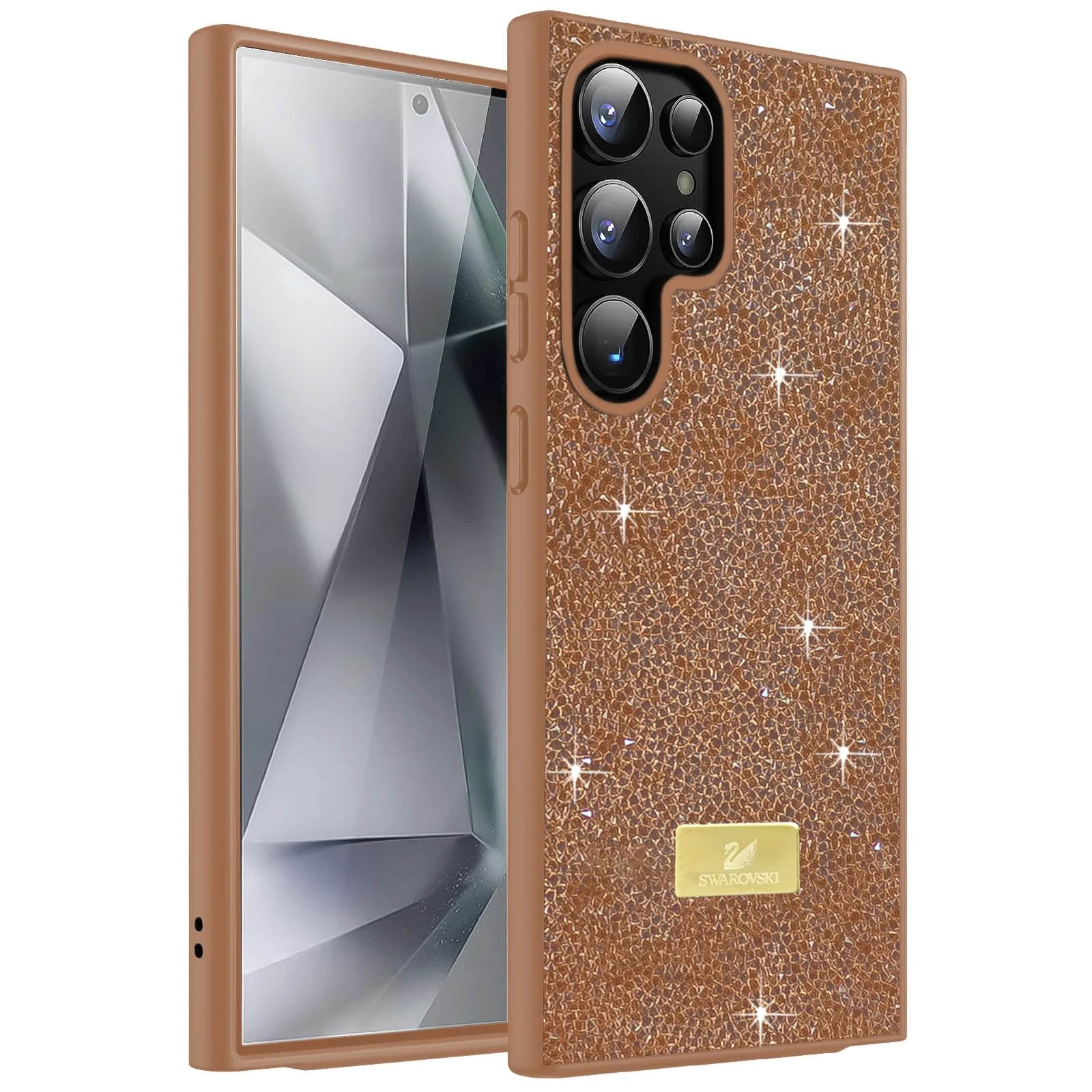 DL3 Mobilak Case for Samsung Galaxy S23 Ultra Glitter, Sparkle Diamond Crystal Bling with Bling, Thin Lightweight Full Body Shockproof Anti-Scratch Protective Cover