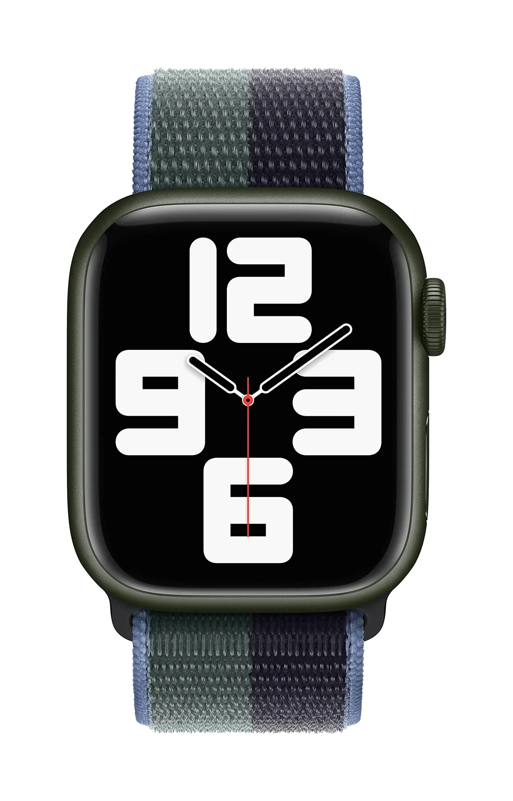 DL3 Mobilak Sport Loop Straps For Apple Watch Strap 41mm 40mm 38mm, Breathable Nylon Men Women Strap, Adjustable Elastic Braided Replacement Band for iWatch Series 8/SE/7/6/5/4/3/2/1 - Midnight Green