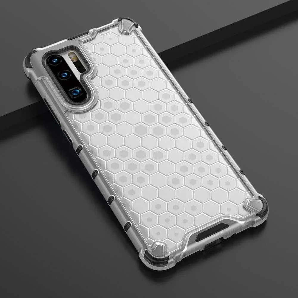 DL3 Mobilak Clear PC and TPU Protective Case for Huawei P30 Pro with Shockproof Design - Clear