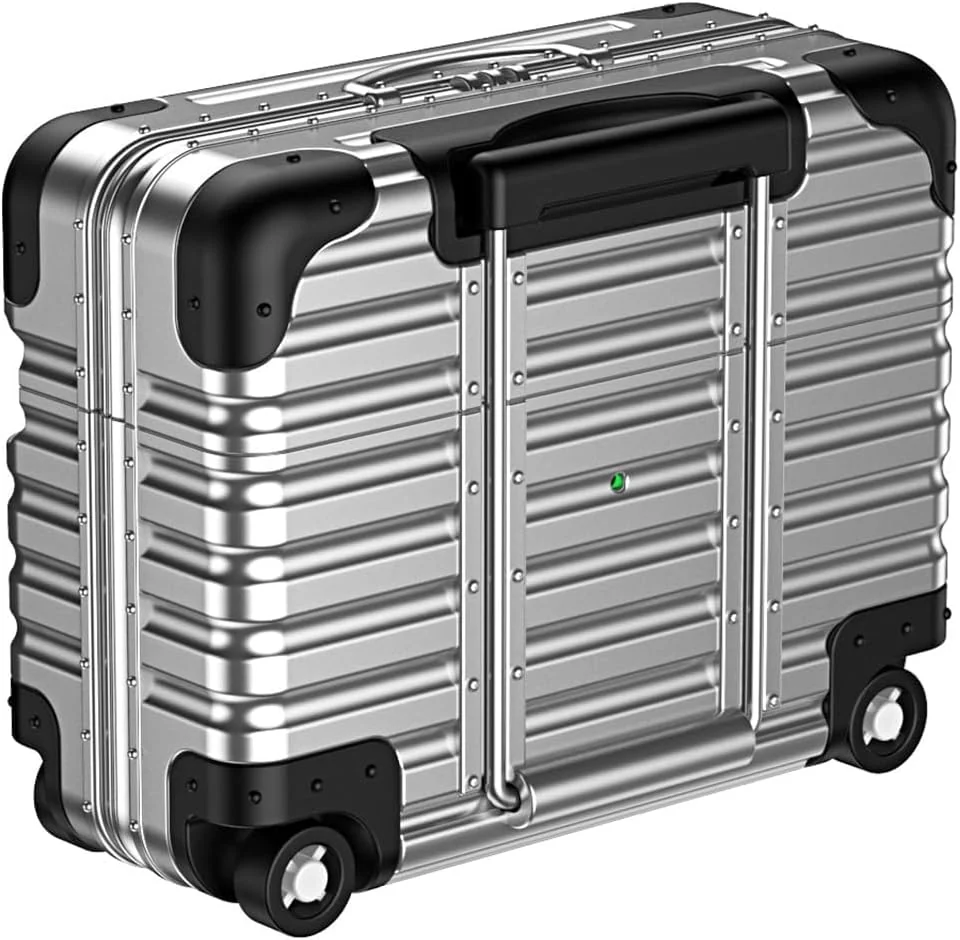 5.5 — MOBIGON Suitcase-Style Hard Earbuds Case with Keychain for Apple AirPods Pro 1 / 2