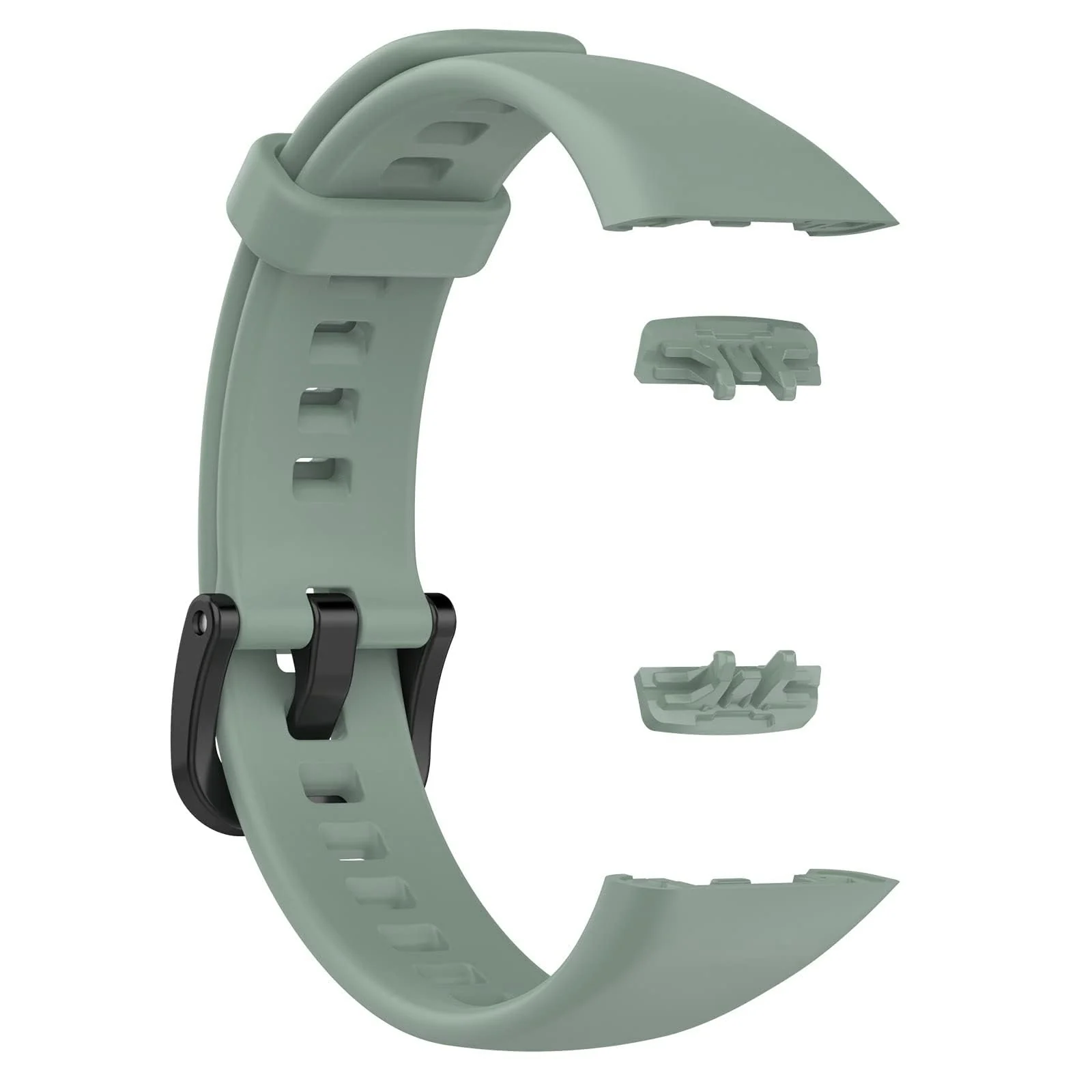 DL3 Mobilak Bracelet Compatible With Huawei Band 6/Honor Band 6/Band 6 Pro/Band 6 NFC Wristbands for Men Women, Silicone Strap, Waterproof Sports Replacement Straps - Pine Green
