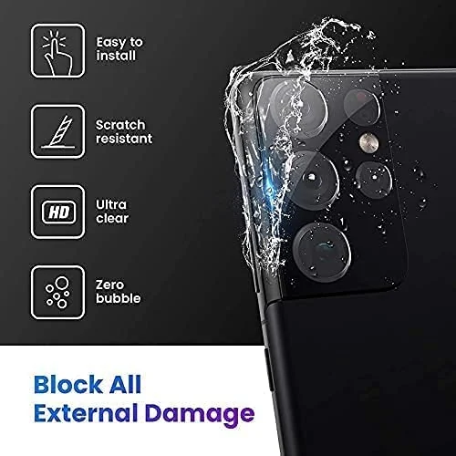 DL3 Mobilak realme 10 Pro+/realme 10 Pro Plus Camera Protector Tempered Glass Screen Protector HD [Full Coverage][Anti-Scratch] Drop Protection Ultra Clear/Thin Lens Protector Case - Black