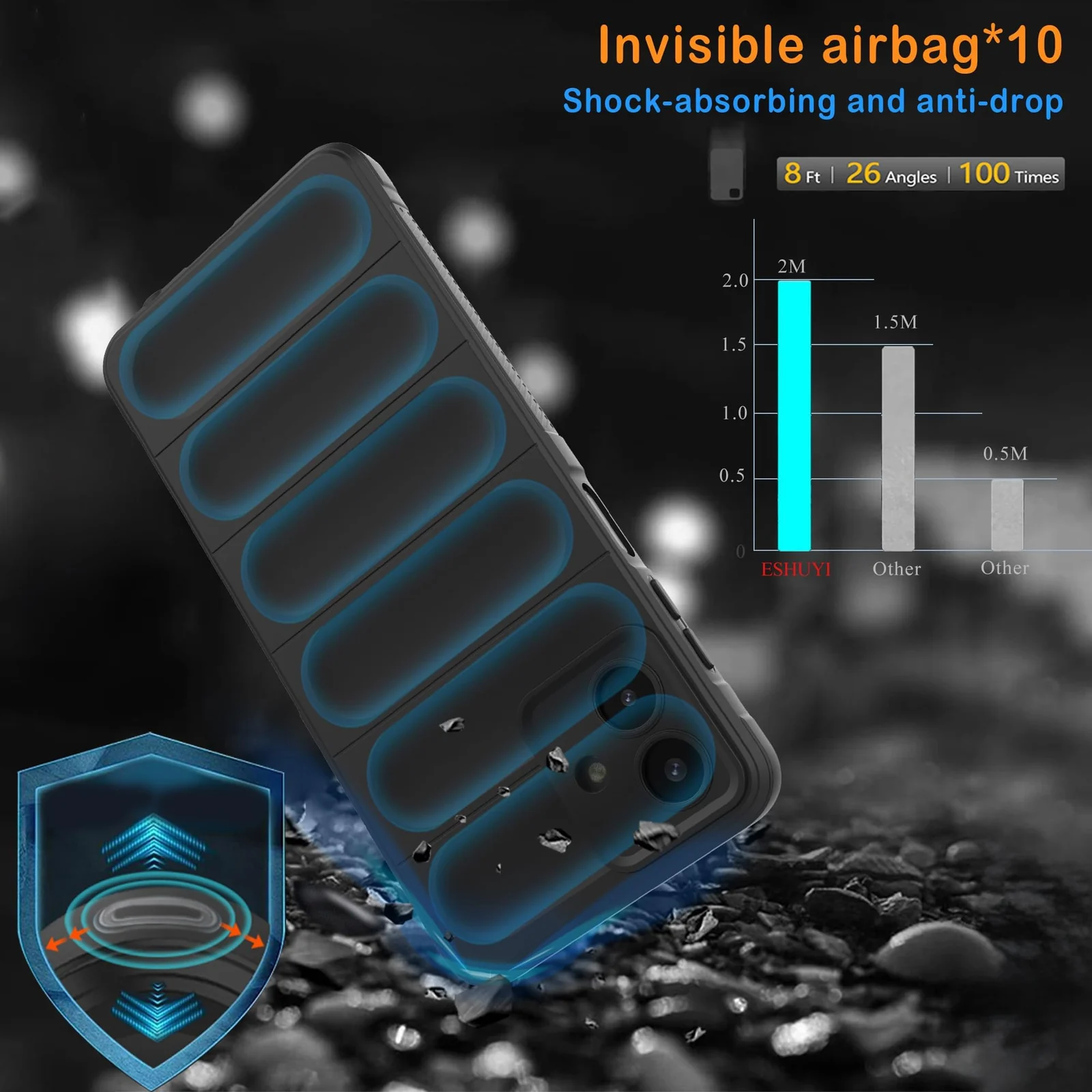 DL3 Mobilak Soft Silicone Protective Case for Samsung Galaxy A07 with Camera Protection and Shockproof Design - Black