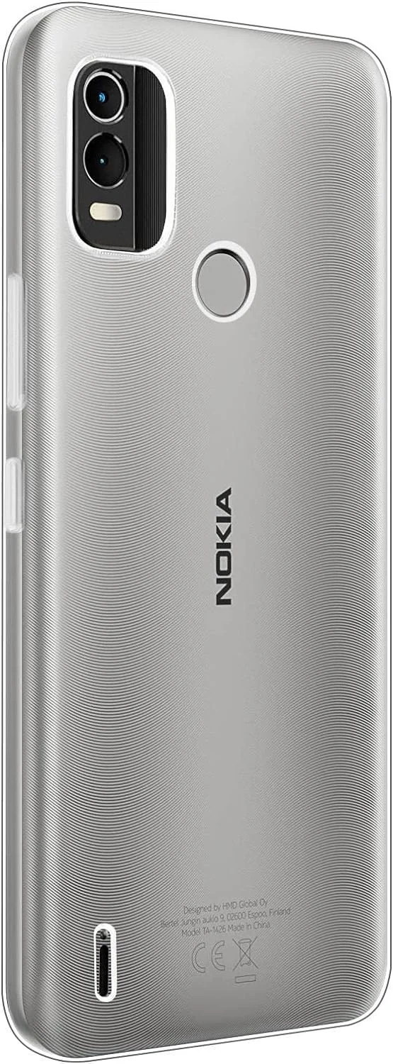 DL3 Mobilak Case Compatible with Nokia C21 Plus Case Crystal Soft TPU Gel Case Flexible Silicone Anti-Scratch Camera Protection TPU Cover - Clear