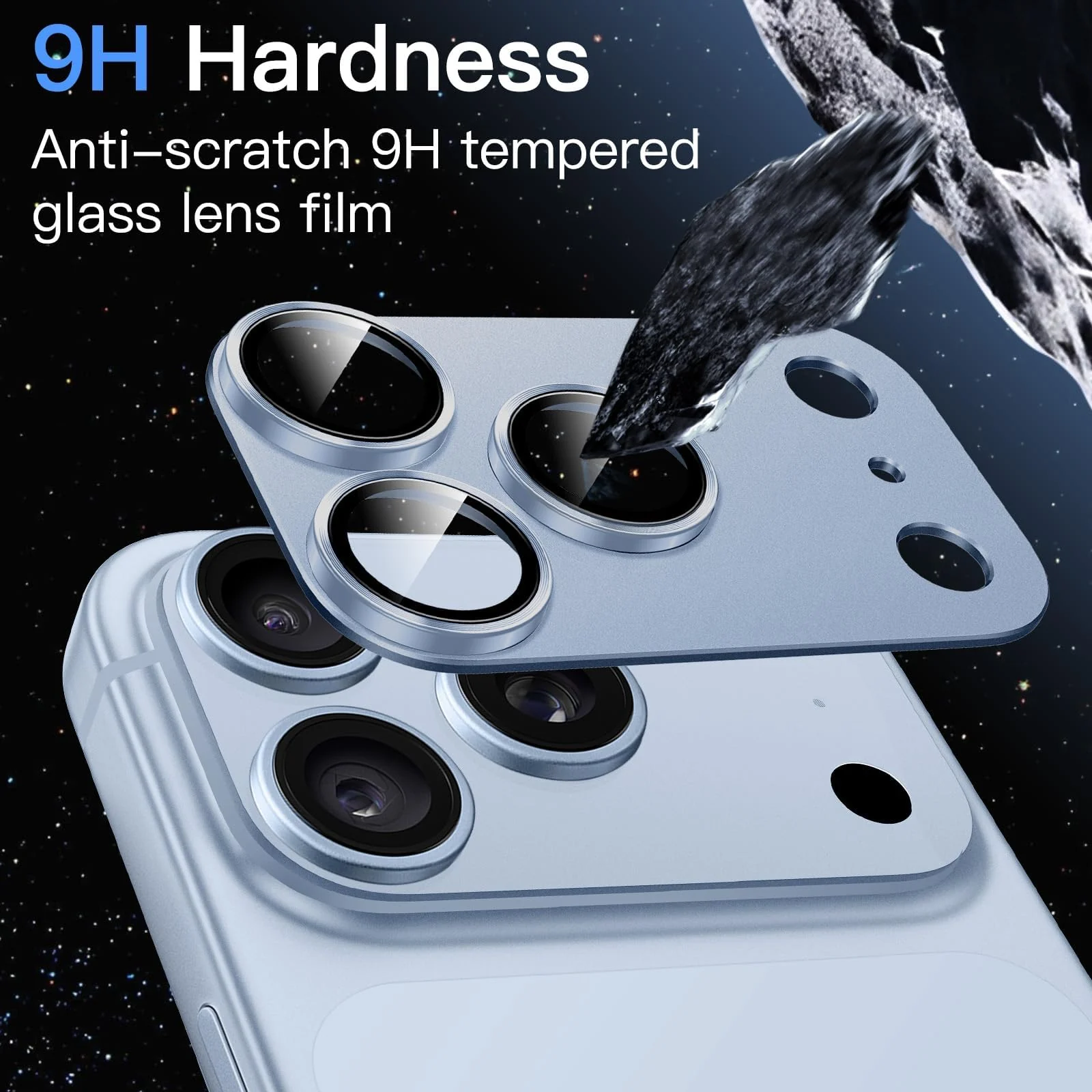 DL3 MOBILAK Full Camera Lens Protector for Apple iPhone 18 Pro Max - Glacier