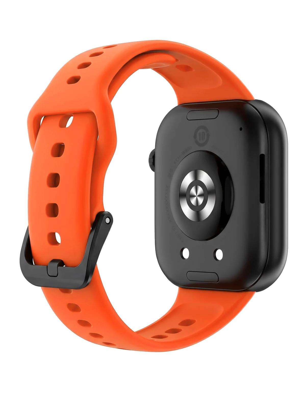 DL3 Mobilak Silicone Bracelet for HONOR Choice Watch 2i Strap, Soft Silicone Sport Replacement Strap for Women/Men, Adjustable Waterproof Sports Band for HONOR Choice Watch 2i - Orange
