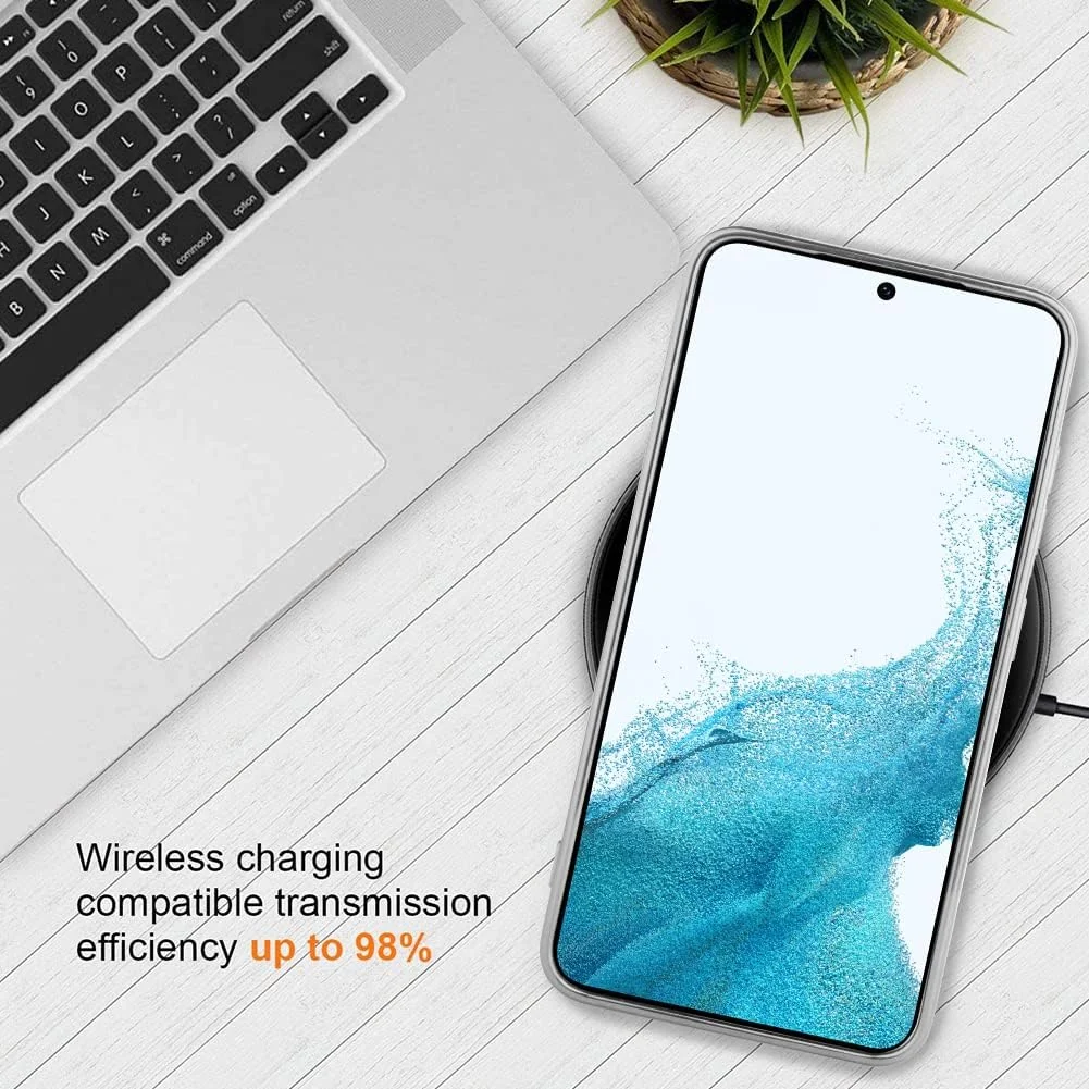 DL3 Mobilak Clear MagSafe-Compatible Magnetic Case for Huawei P30 Pro with Camera Protection and Shockproof Design - Silver