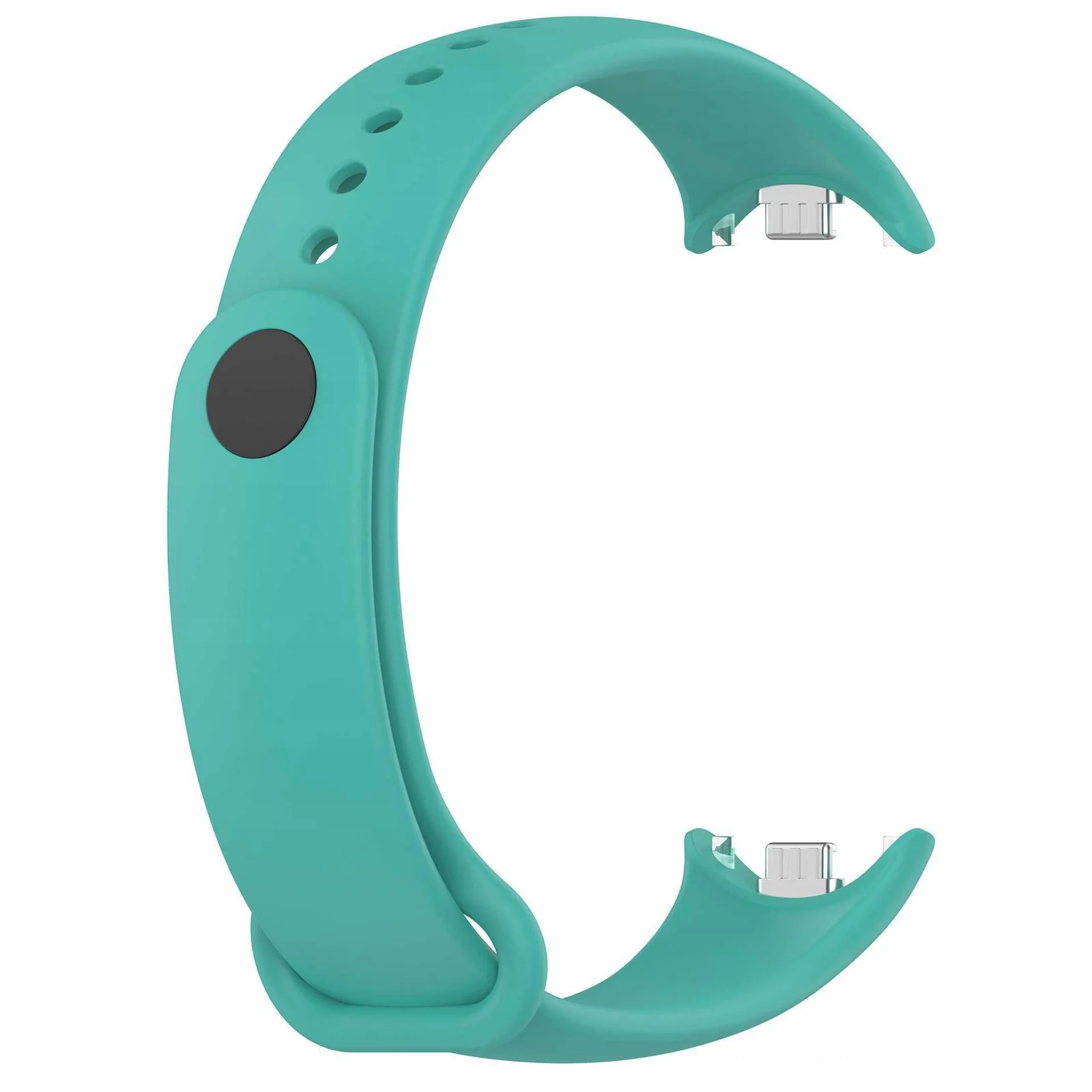 DL3 Mobilak Band Compatible with Xiaomi Mi Band 10/9/8 Replacement Strap, Silicone Skin-Friendly Wrist Strap Adjustable Sports Wristbands for Women Men Xiaomi Smart Band 8/9/10 - Turquoise