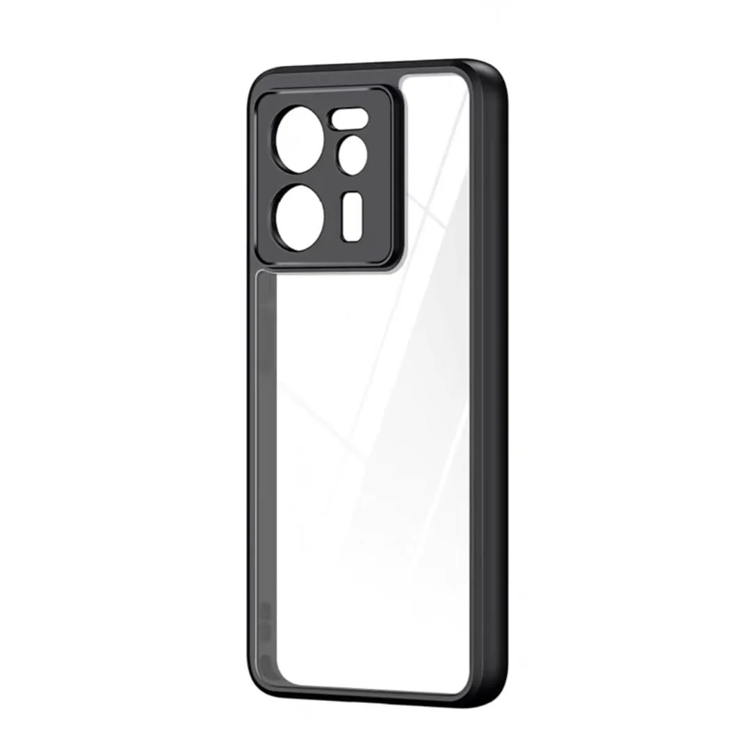 DL3 Mobilak Clear TPU Case for Xiaomi 13T / Xiaomi 13T Pro / Redmi K60 Ultra, Camera protection, Shock-absorbing protection, Scratch-resistant surface - Black