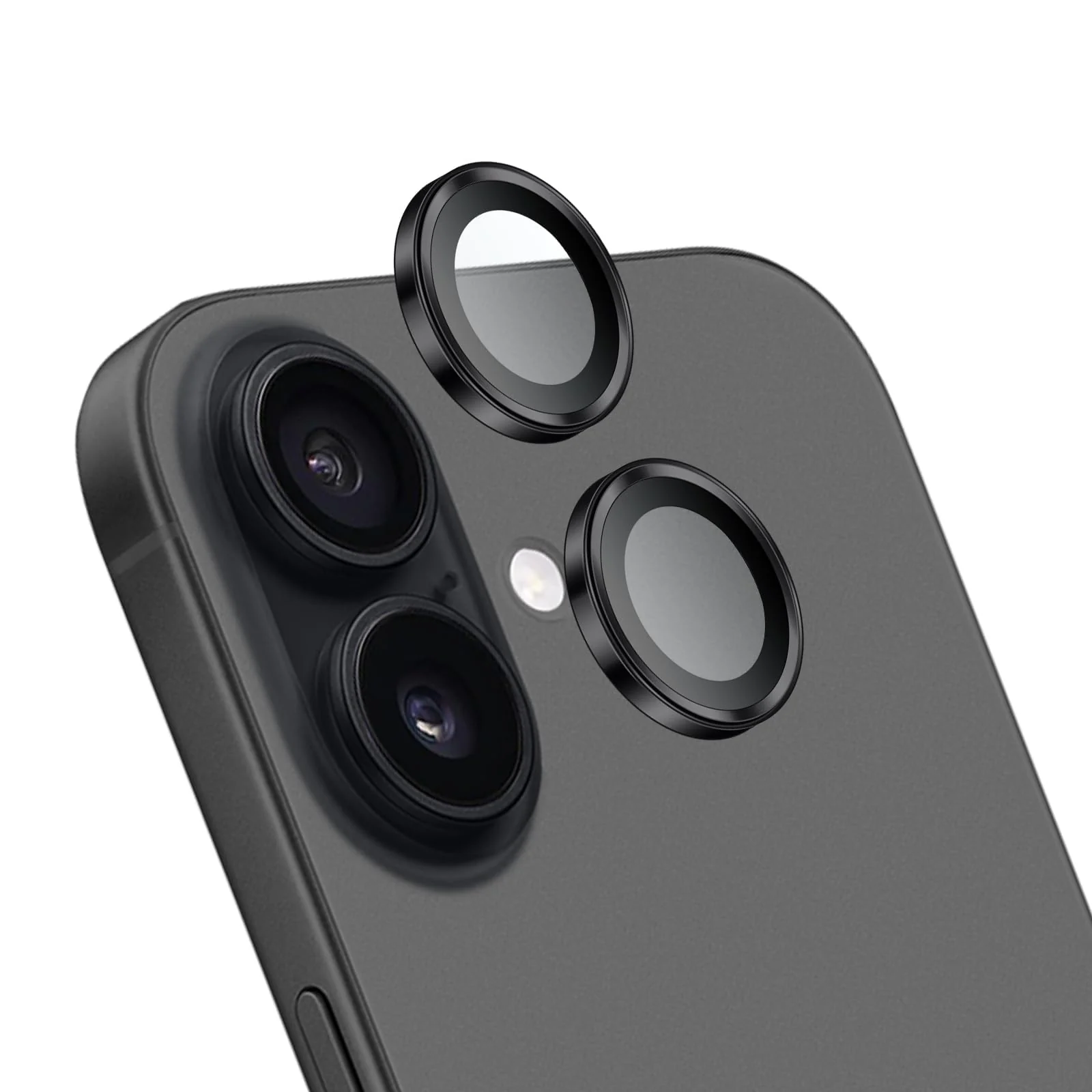 DL3 Mobilak Camera Lens Protector for iPhone 17 Accessories, 9H Tempered Glass Metal Individual Ring Camera Cover Screen Protector, Case Friendly, Anti Scratch