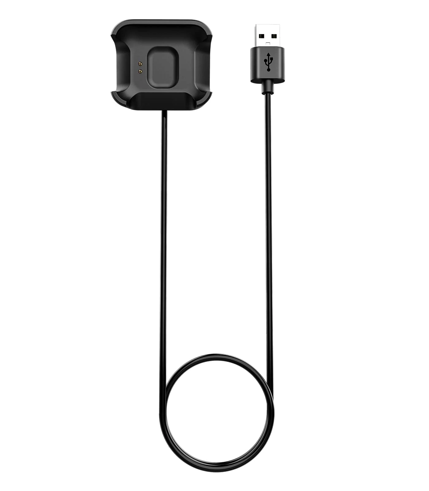 DL3 Mobilak Charger Compatible with Xiaomi Mi Watch Lite/Redmi Watch, Portable Charging Dock with USB Cable Cord 1M - Black