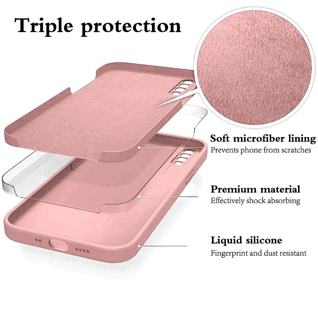DL3 Mobilak Soft Silicone Gel Bumper Case for Samsung Galaxy A70 / A70s - Pink Sand