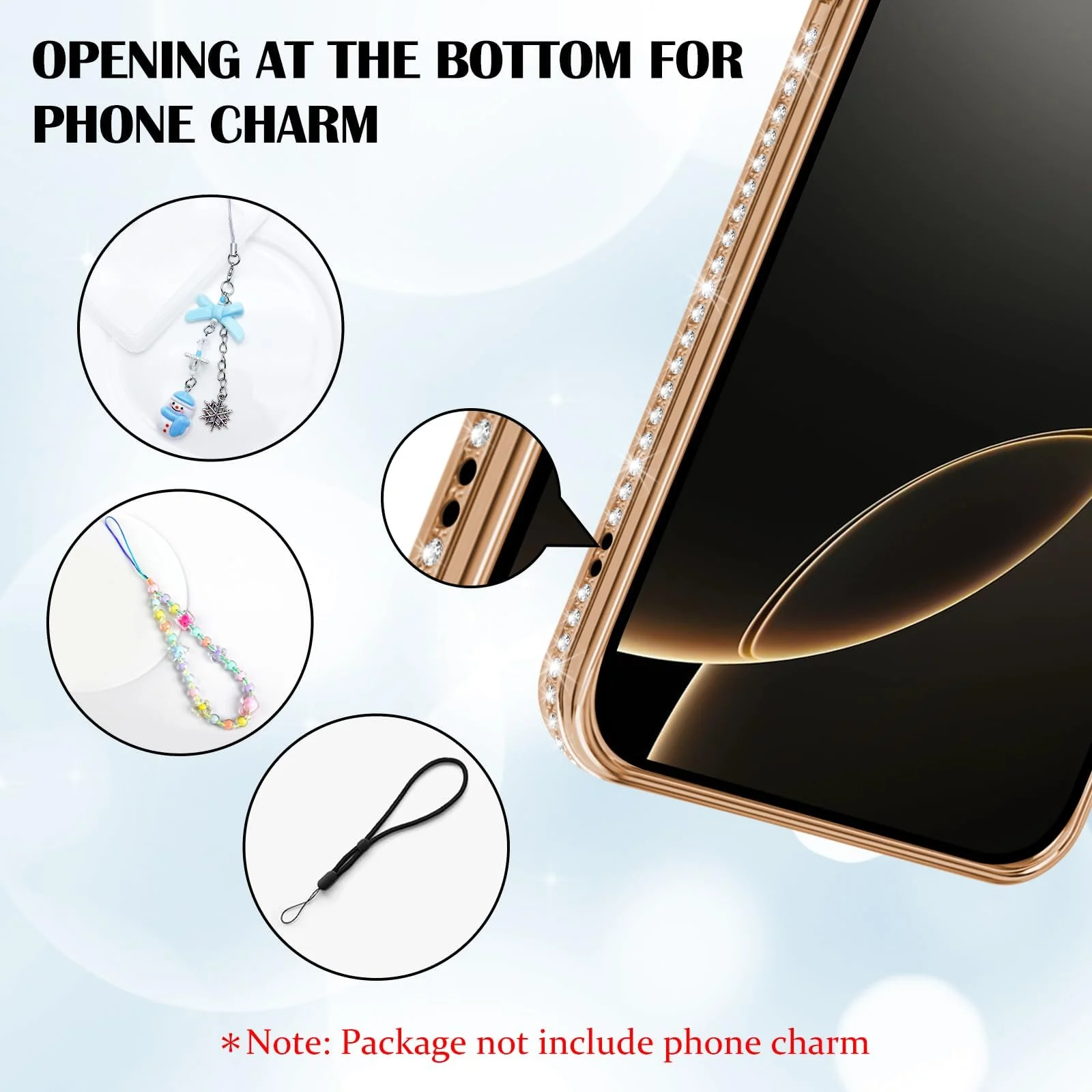 DL3 Mobilak MagSafe-Compatible Magnetic Case for iPhone 16 Pro Max with Camera Protection and Magnetic Car-Mount Support - Gold