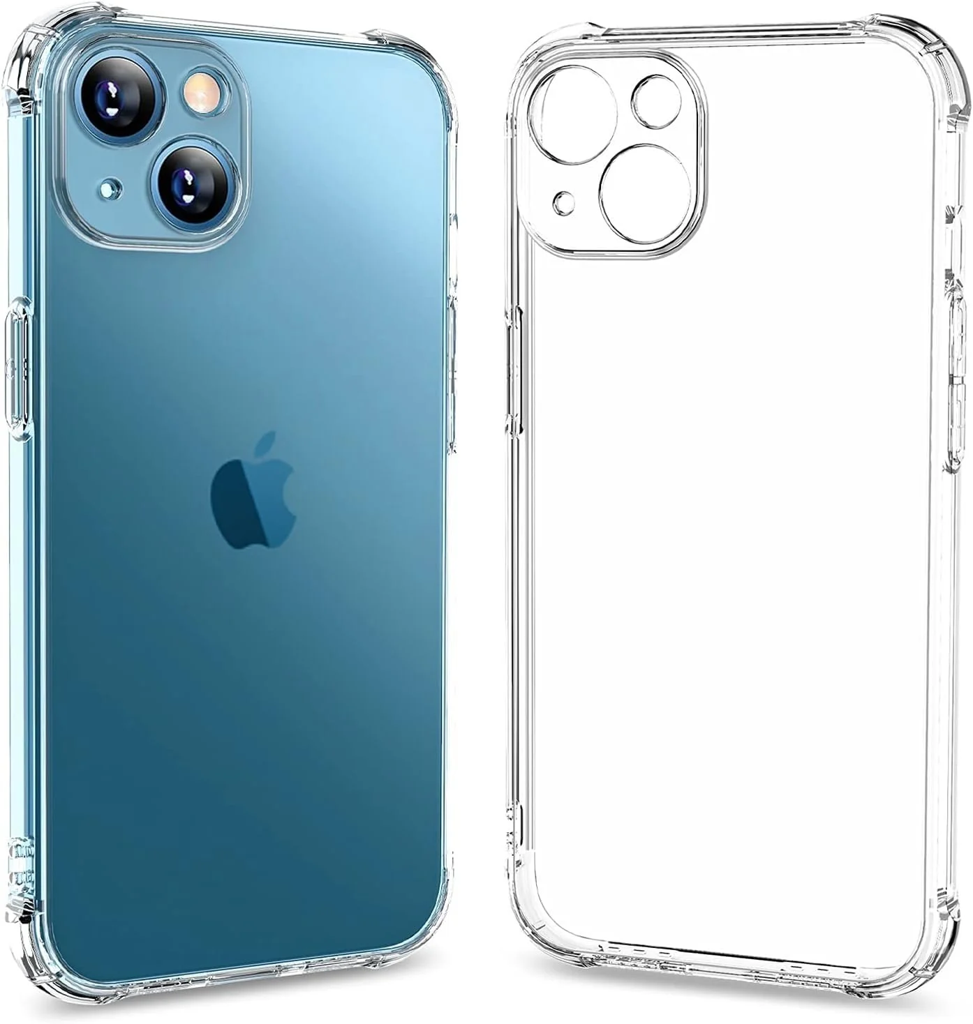 DL3 Mobilak Clear TPU Protective Case for iPhone with Camera Protection and Shockproof Design - Clear