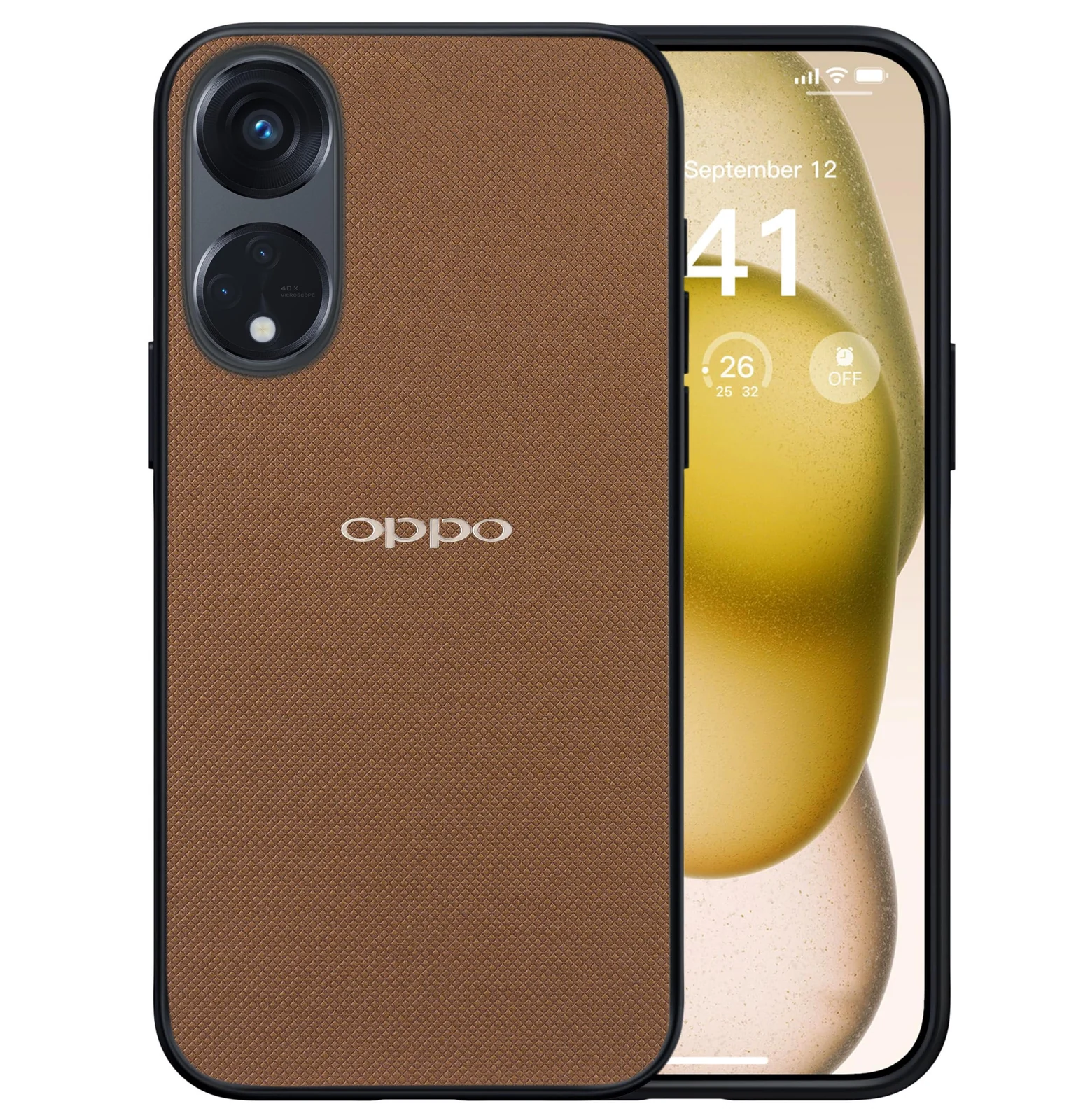 Dl3 Mobilak Compatible with Oppo Reno 8T 5G/Oppo A1 Pro 5G Case Dual Layer Heavy Duty Cell Phone Protective Cover Shockproof Rugged with Non-Slip Textured - Black