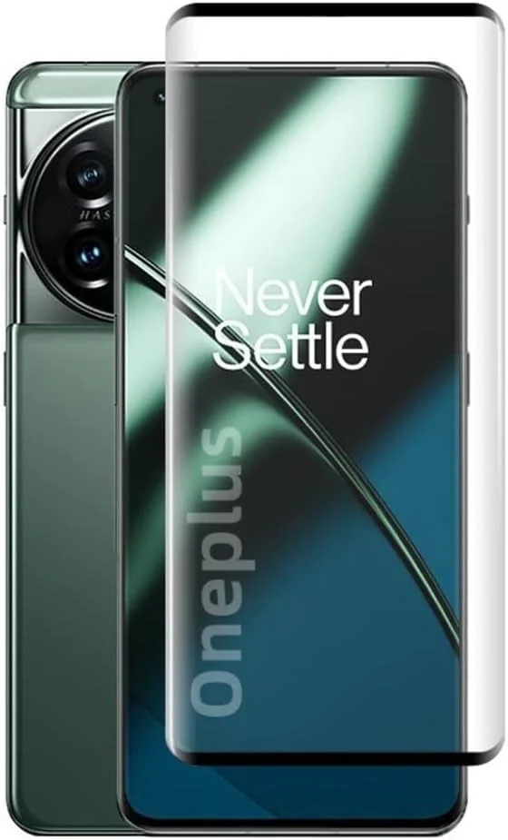DL3 Mobilak Full Curved 5D Glass Screen Protector Full Glue For OnePlus 11 5G - Black