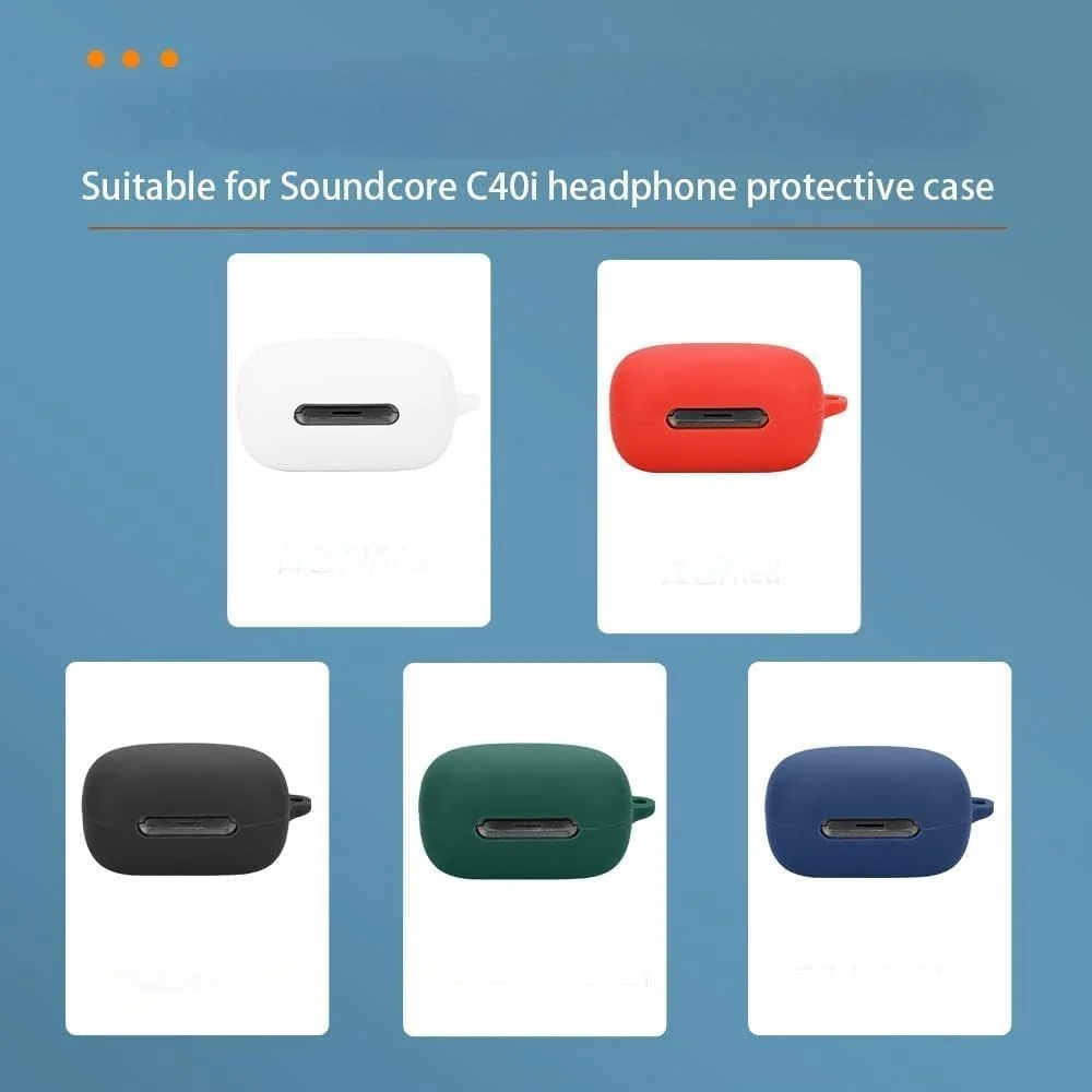 DL3 Mobilak Silicone Cover Case Compatible with Soundcore C40i Portable Protective Cover With Keychain Compatible with Soundcore C40i - Green