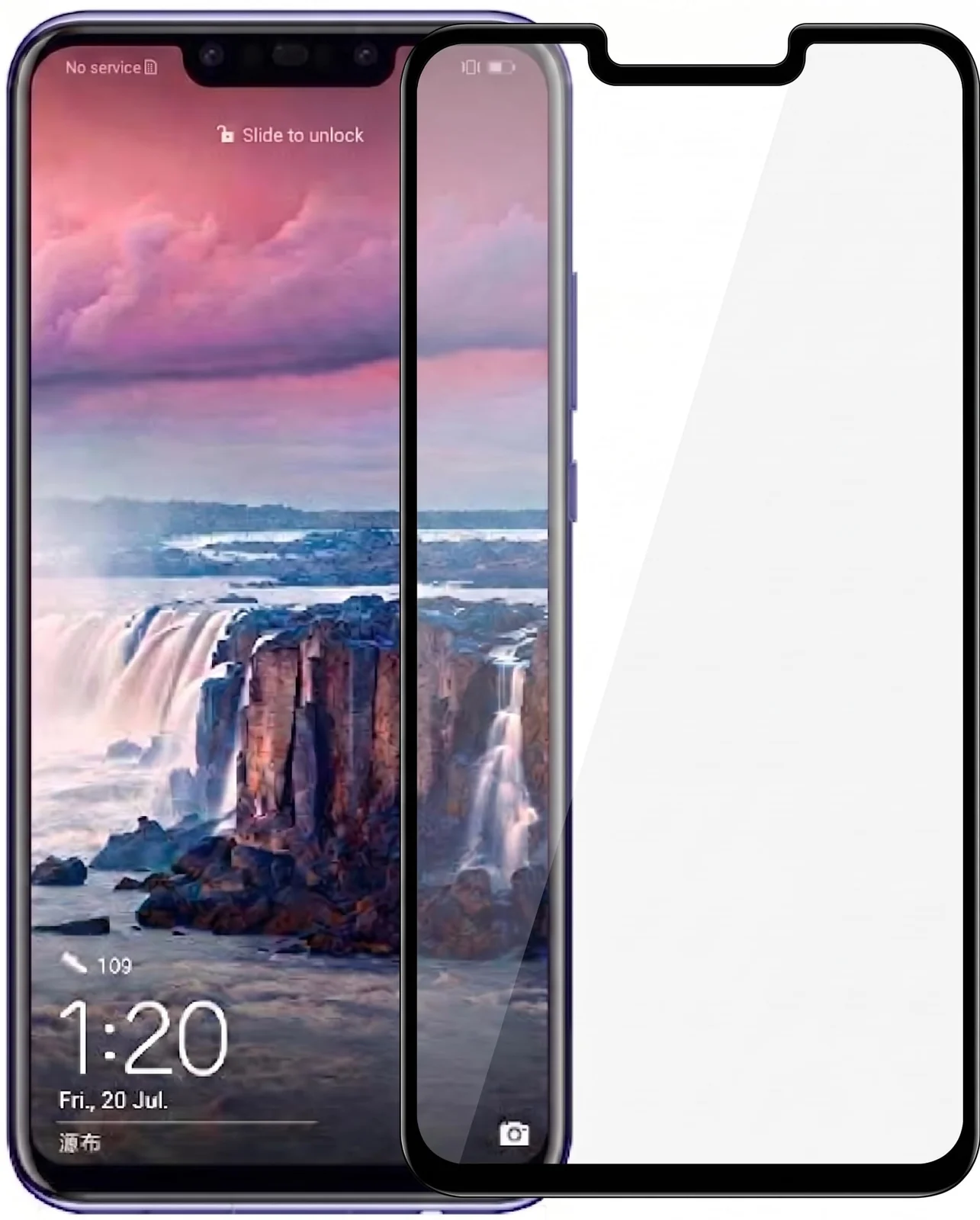 MOBIGON 9H Full-Coverage Tempered Glass Screen Protector for Huawei nova 3i / nova 3 / Mate 20 Lite, Clear