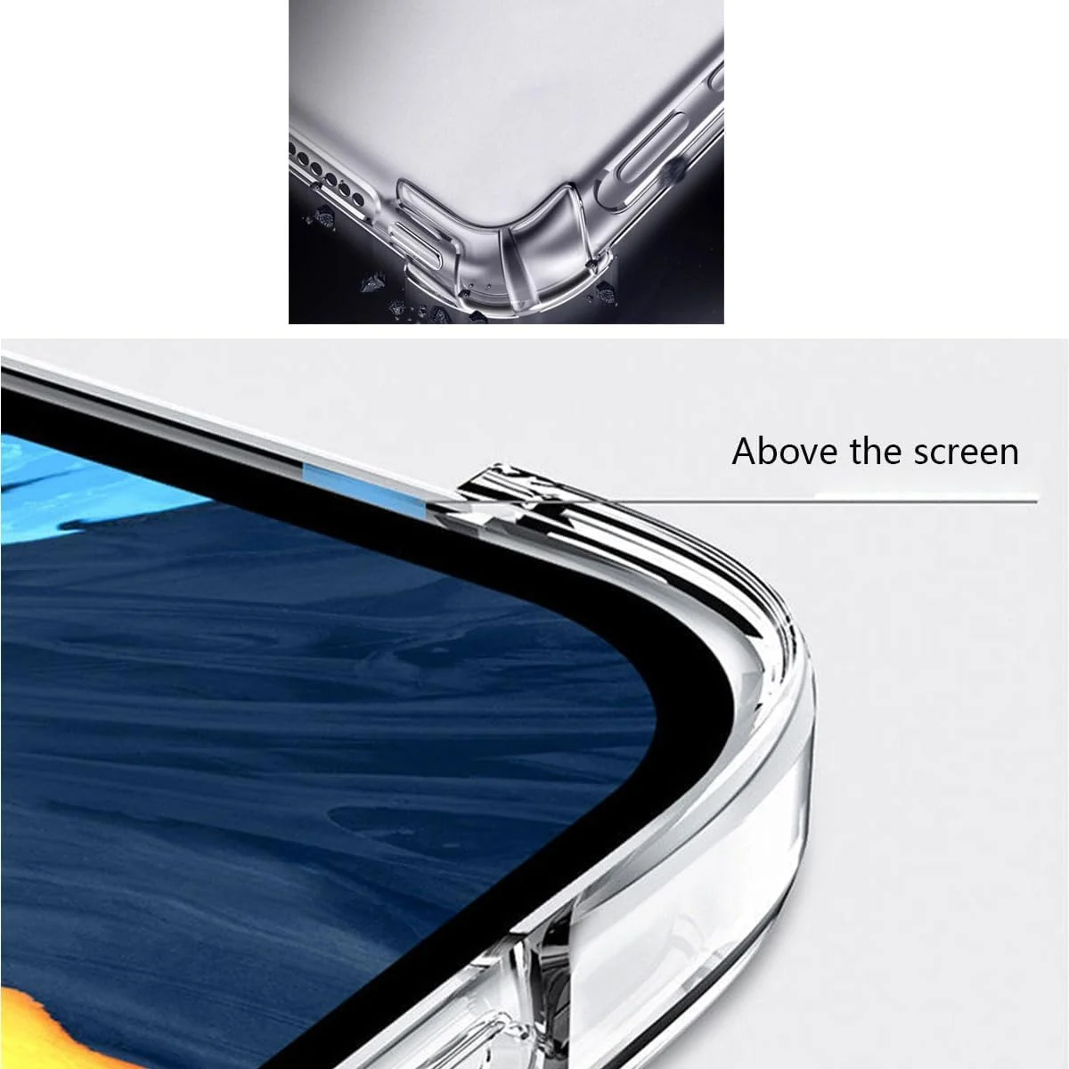 DL3 Mobilak Case For Huawei MatePad Pro 12.2 Inch 2024, Ultra Thin Silicone Shockproof Back Shell HD TPU Protective Cover - Clear