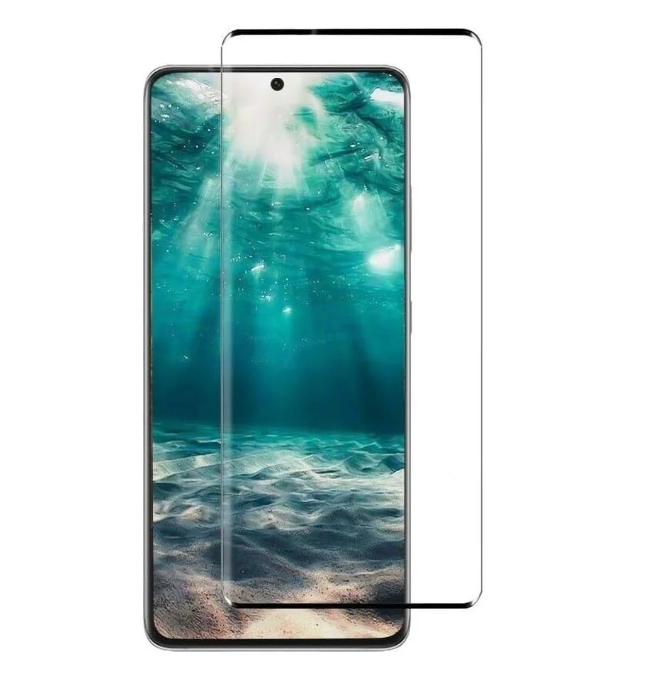 DL3 Mobilak Screen Protector for Samsung Galaxy S21 Ultra, Tempered Glass Screen Saver Premium HD Protective, Scratch Resistant, NO-Bubble, 9H Hardness, Full Coverage Film - Clear