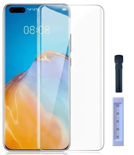 MOBIGON Liquid UV Tempered Glass Screen Protector for Huawei P40 Pro, Clear