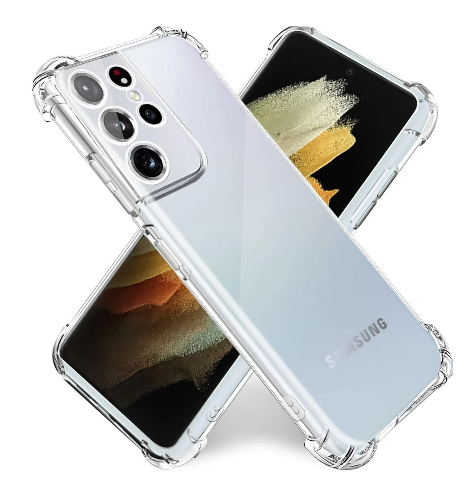 DL3 MOBILAK Anti-Shock Transparent TPU Phone Case
