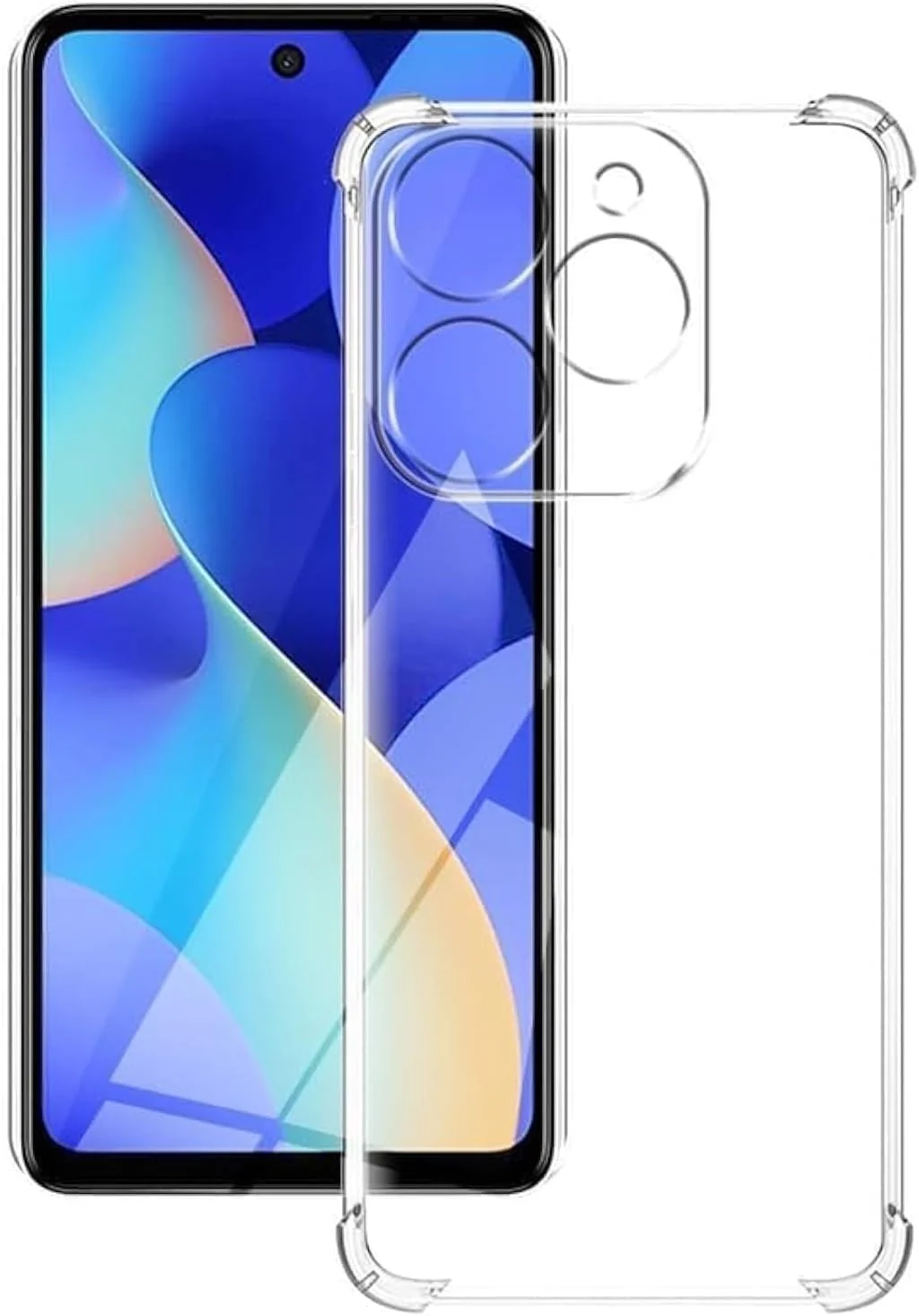 DL3 Mobilak Clear TPU Protective Case for realme Note 60X with Camera Protection and Shockproof Design - Clear