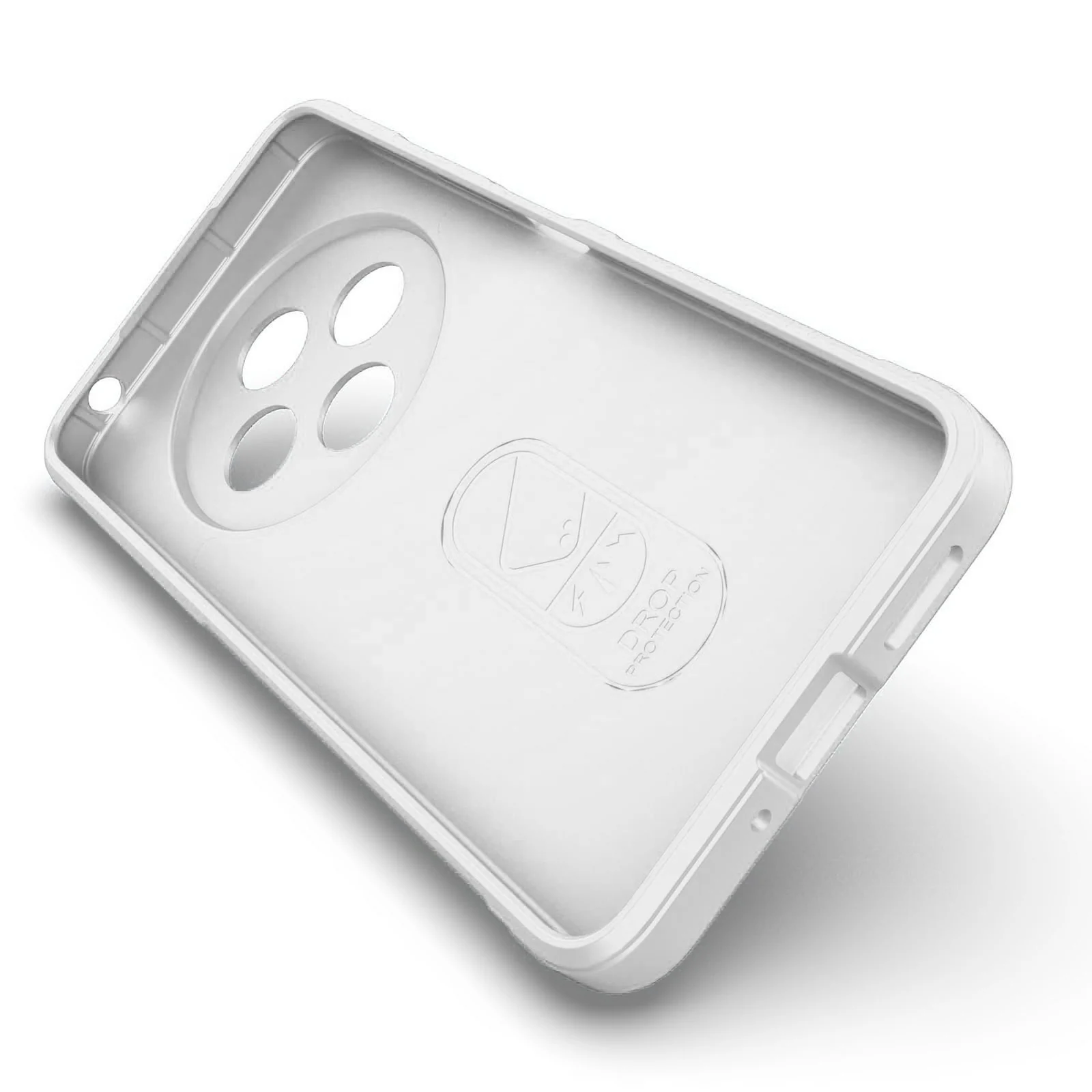 DL3 Mobilak Silicone Case for Xiaomi Redmi 14C 4G/Poco C75 Heavy Duty Protective [Slim Fit] Soft Flexible Protective Design Shock-Absorption TPU Cover With Camera Protection - White