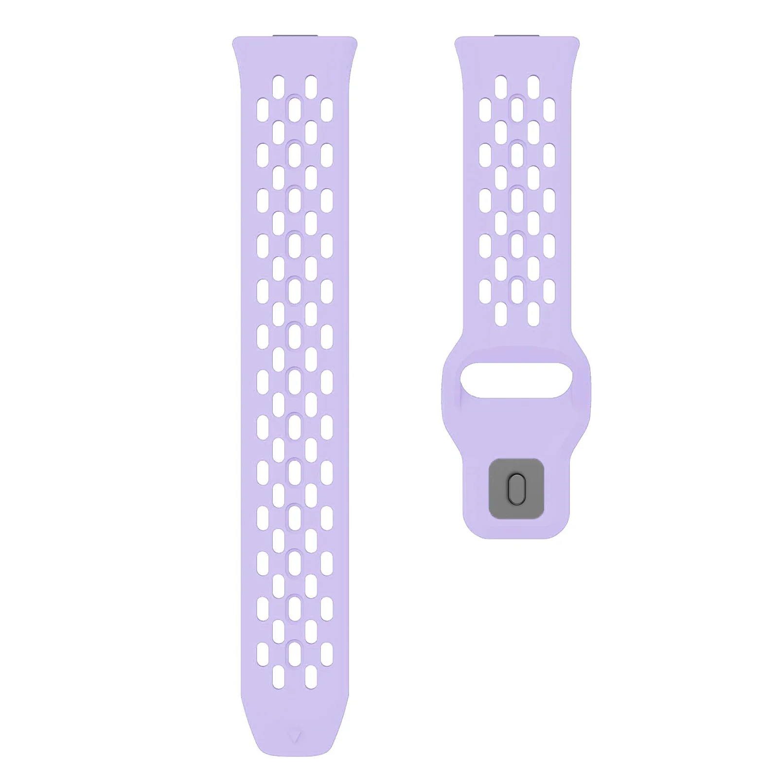 DL3 Mobilak Silicone Mesh Breathable Straps for Huawei Watch Fit 4 Pro Strap. Wristband Bands Bracelet Sports Bracelet Quick Release Adjustable Armband for Huawei Watch Fit 4/Fit 3 - Light Purple