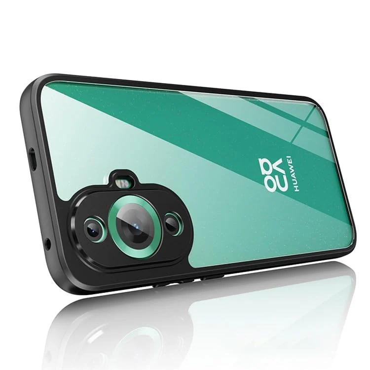DL3 Mobilak Silicone Protective Case for Huawei Nova 11 / Huawei nova 12 Lite / Active, Camera protection, Shock-absorbing protection, Scratch-resistant surface - Black