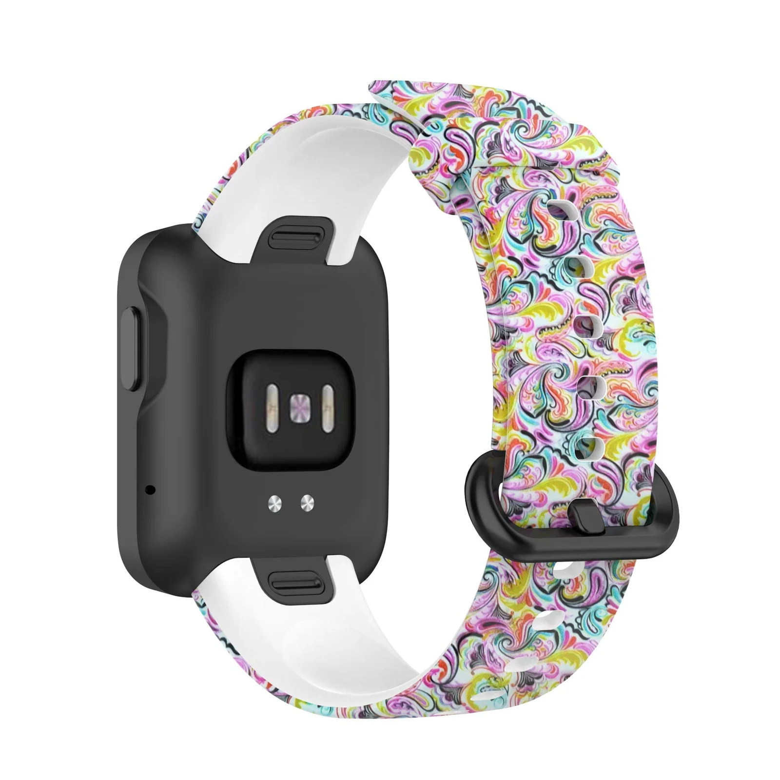 DL3 Mobilak Smart Watch Strap for Xiaomi Mi Watch Lite, Sport Silicone Watch Band Wrist Strap, Replacement Bracelet Wristband Wrist Strap for Xiaomi Mi Watch Lite/Redmi Watch Accessories - Black