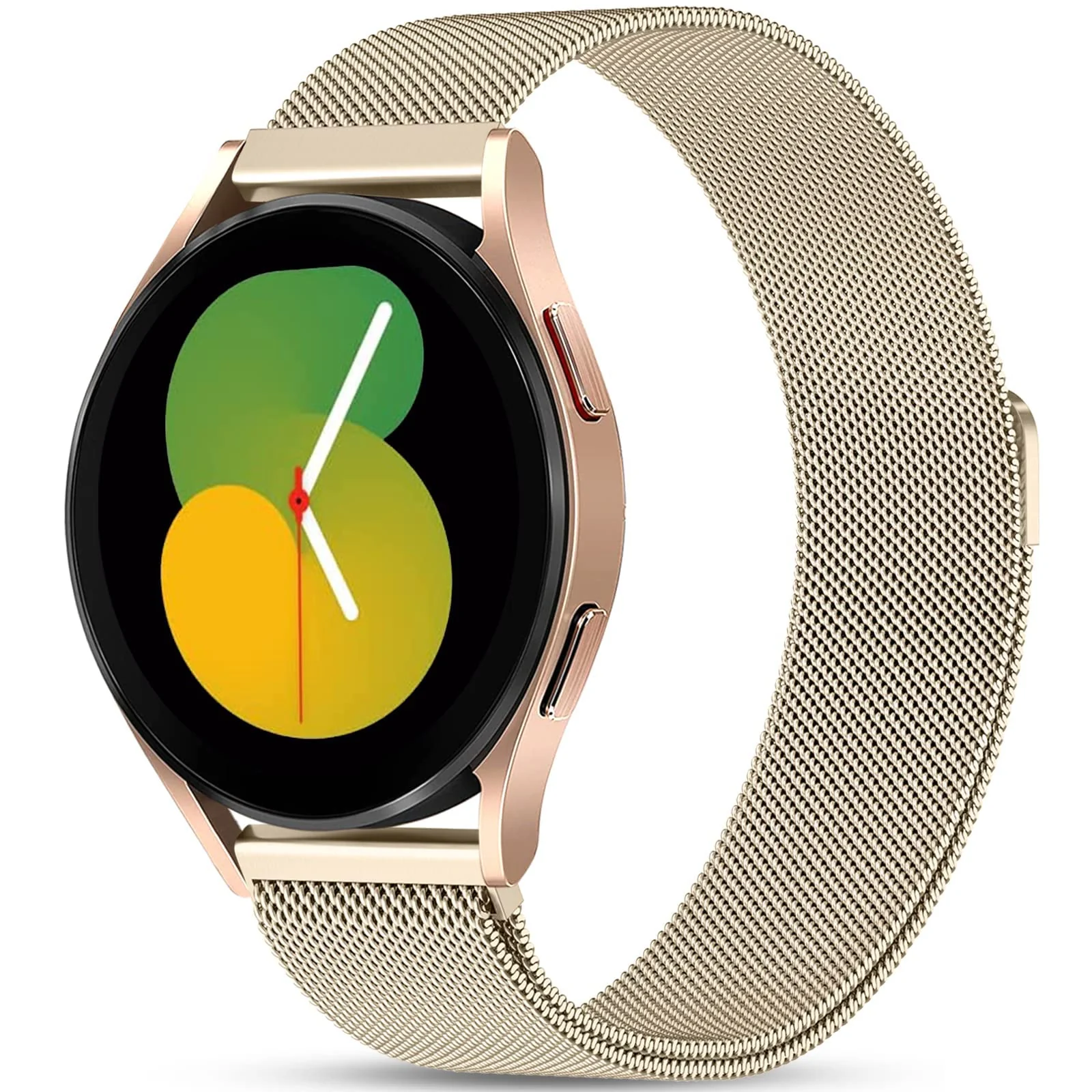 DL3 Mobilak Band stainless steel Magnetic 22MM Strap For Samsung Galaxy Watch 3 45mm/Watch 46mm/Gear S3/Huawei watch GT4 GT3 46MM/Watch 3&4/3&4 Pro/GT2E/GT2 Pro/GT GT2 46MM/Amazfit GTR 2/2e/3/4/3 Pro - Starlight