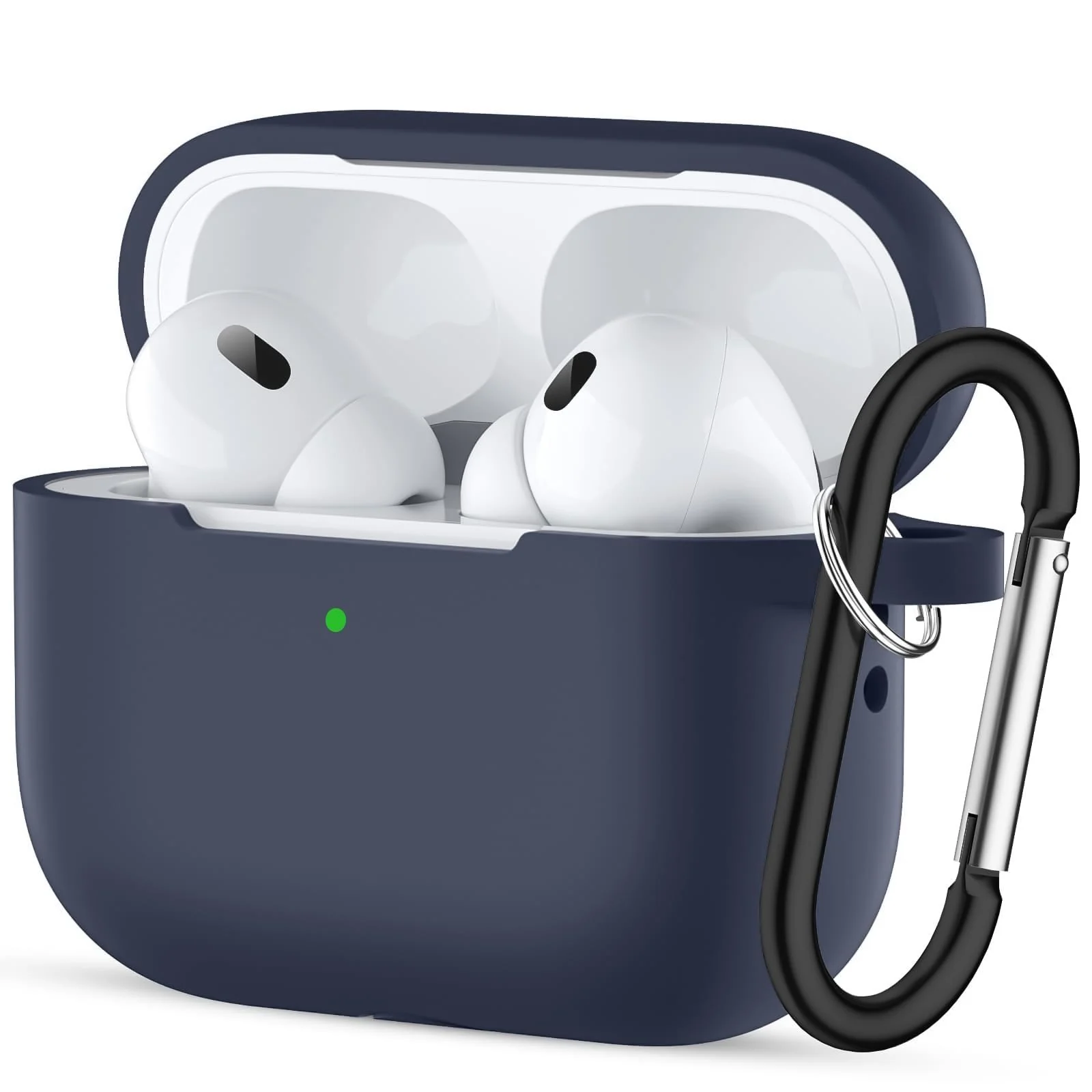 DL3 Mobilak Compatible with AirPods Pro 3 (2025) Generation Case Cover, Protective Silicone Skin with Keychain for Women Men for Apple AirPods Pro Gen 3 (2025), Front LED Visible