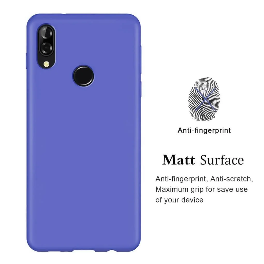 DL3 Mobilak Silicone Protective Case for Huawei nova 3i, Shock-absorbing protection, Scratch-resistant surface, Soft microfiber lining - Light Blue