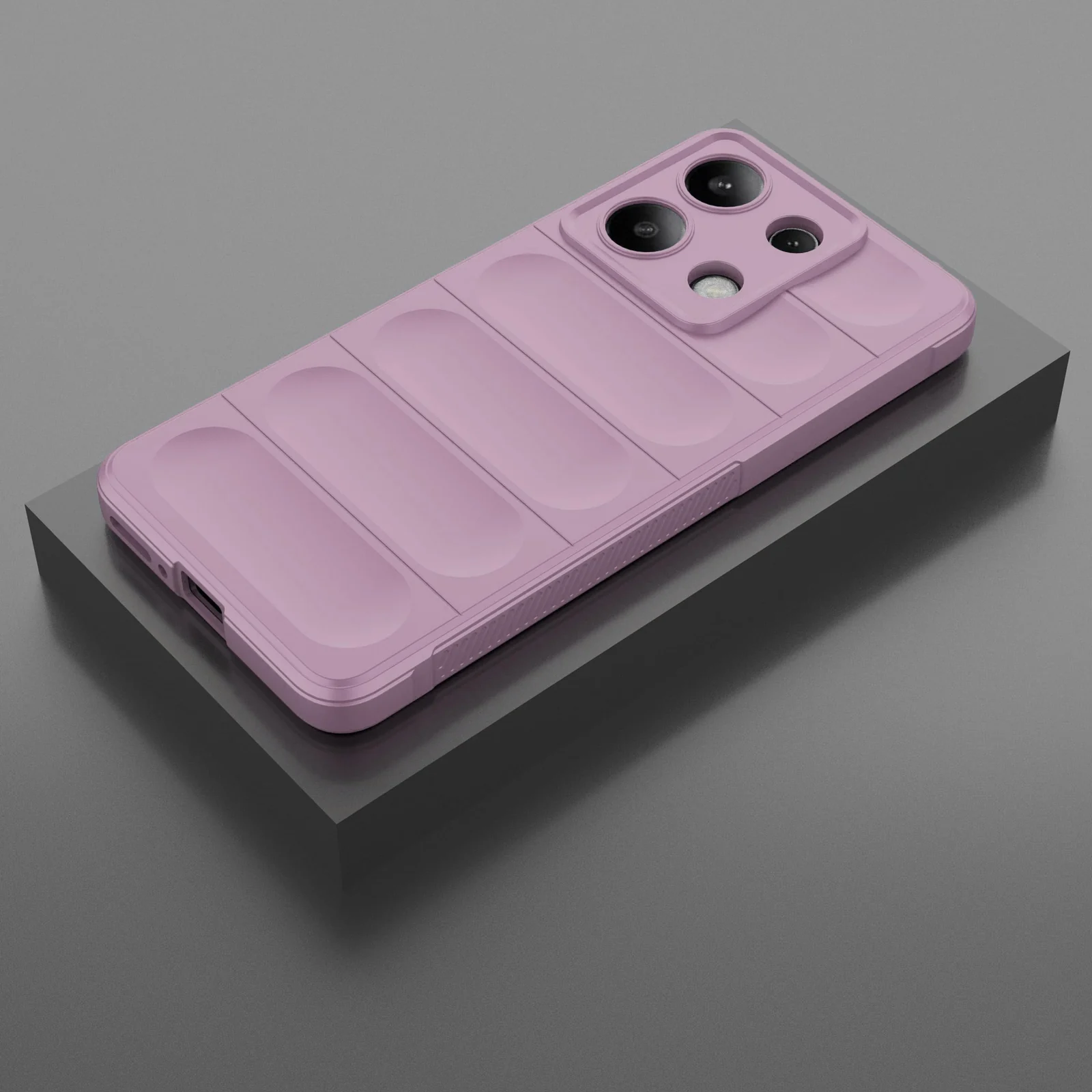 DL3 Mobilak Rugged Protective Case for Xiaomi Redmi Note 13 4G, Camera protection, Shock-absorbing protection, Non-slip grip - Purple