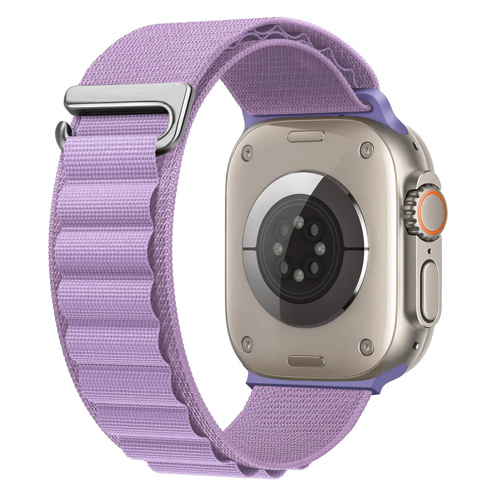 Dl3 Mobilak Compatible with Apple Watch Band 38MM 40MM 41MM Men Women, Rugged Alpine Loop Nylon Sport Bands with Titanium C-Hook Stap for iWatch Series SE 2 SE 9 8 7 6 5 4 3 2 1 (Turquoise)