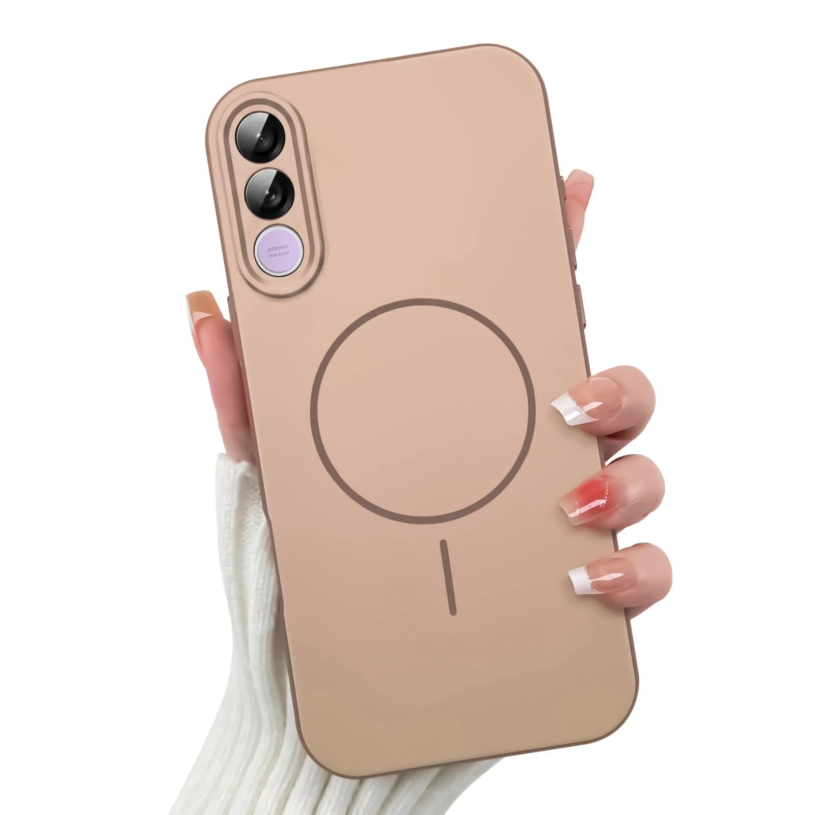 Mobigon Case For vivo V70 FE Slim Design [Not Compatible with MagSafe] Soft Silicone Case Flexible TPU Anti-Scratch Protective Cover with Full Camera Protection