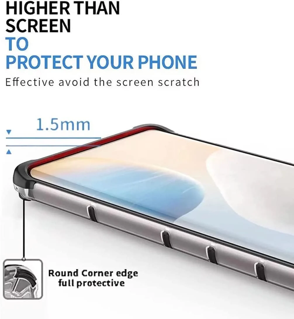 DL3 MOBILAK Case Compatible with Samsung Galaxy S23 Ultra, Cover SiliconeTransparent TPU Gorilla Anti-shock Protector Camera Shockproof Corners - Clear