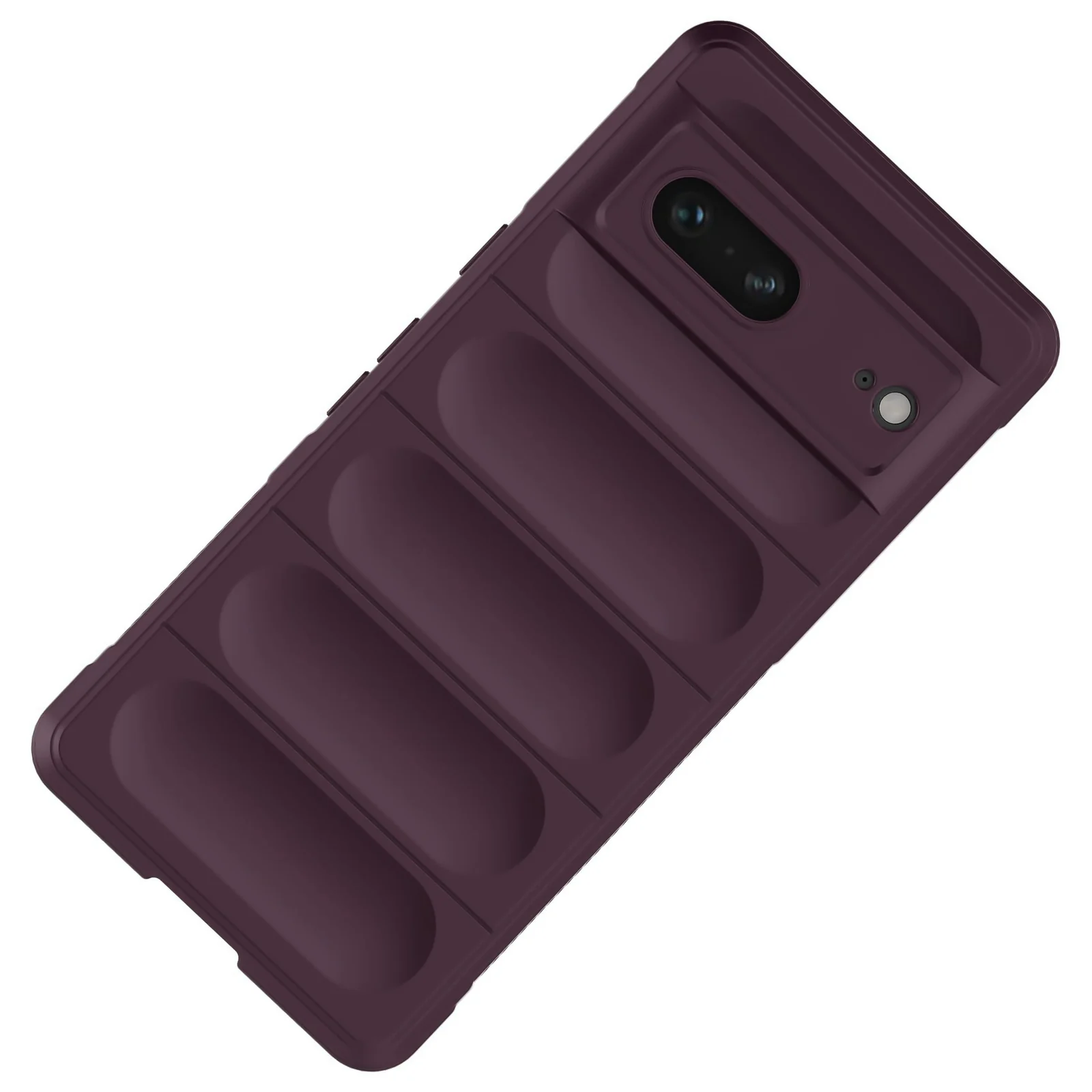 DL3 Mobilak Flexible Silicone and TPU Protective Case with Camera Protection for Google Pixel 7 - Wine Red
