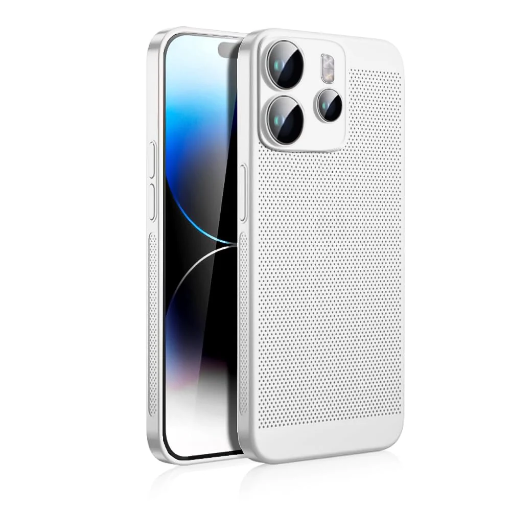 Xiaomi Redmi Note 14 4G (Not 5G) Heat Dissipation — DL3 Mobilak PC Protective Case for Xiaomi Redmi Note 14 4G (Not 5G), Supports wireless charging, Camera protection, Shock-absorbing protection