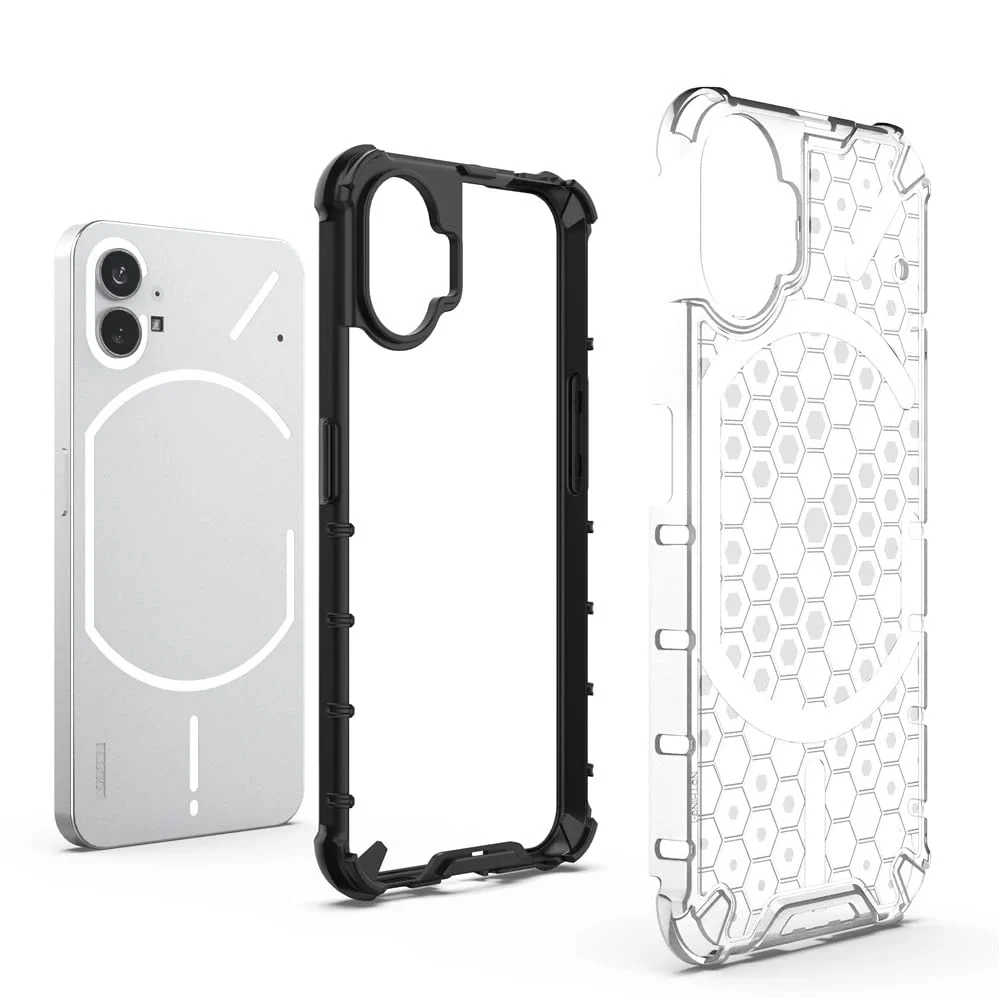 DL3 Mobilak Clear PC and TPU Protective Case for Nothing Phone (1) with Shockproof Design - Clear