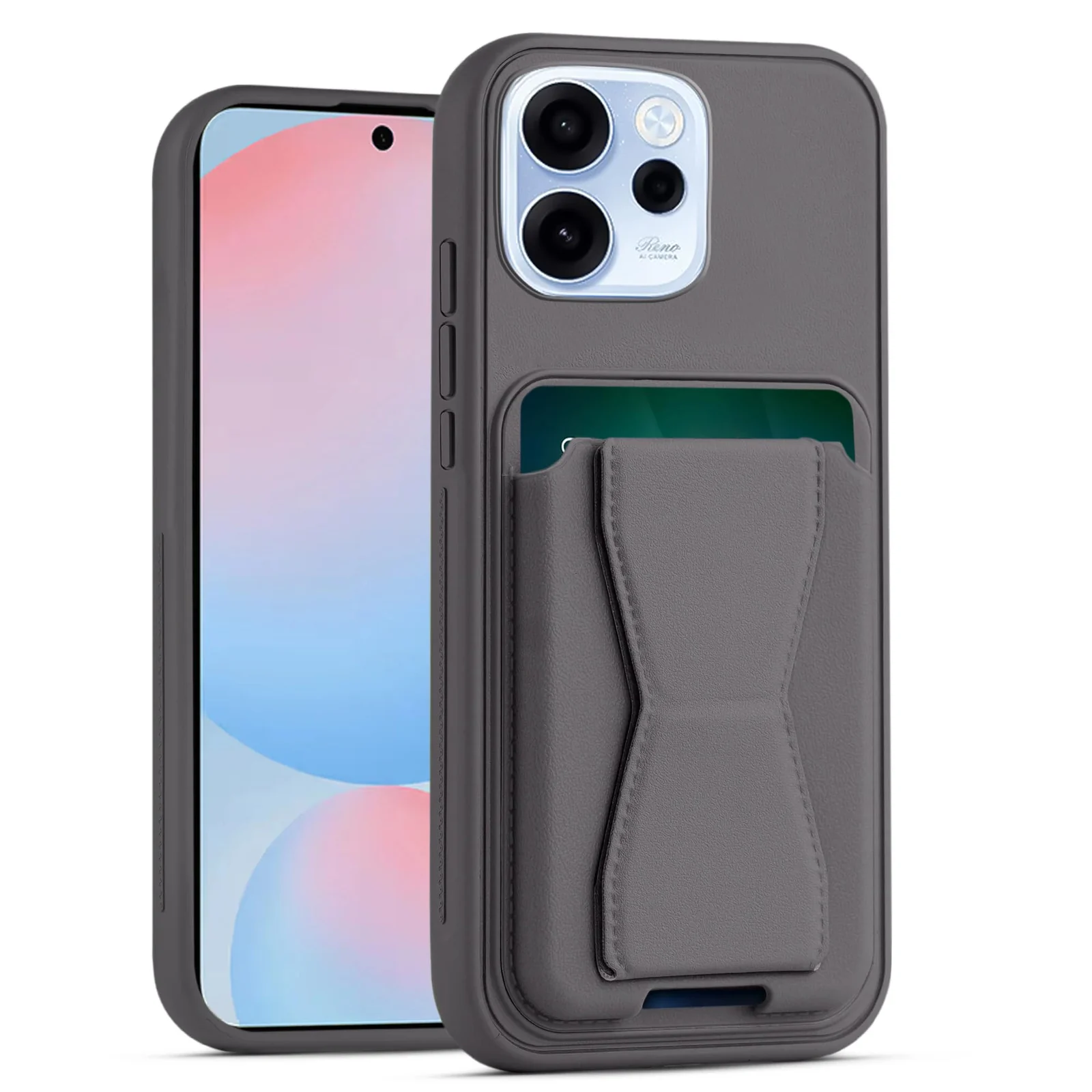 DL3 Mobilak Leather Wallet Case for OPPO Reno 15 Pro 5G (Reno15 Pro), Camera protection, Shock-absorbing protection, Built-in kickstand