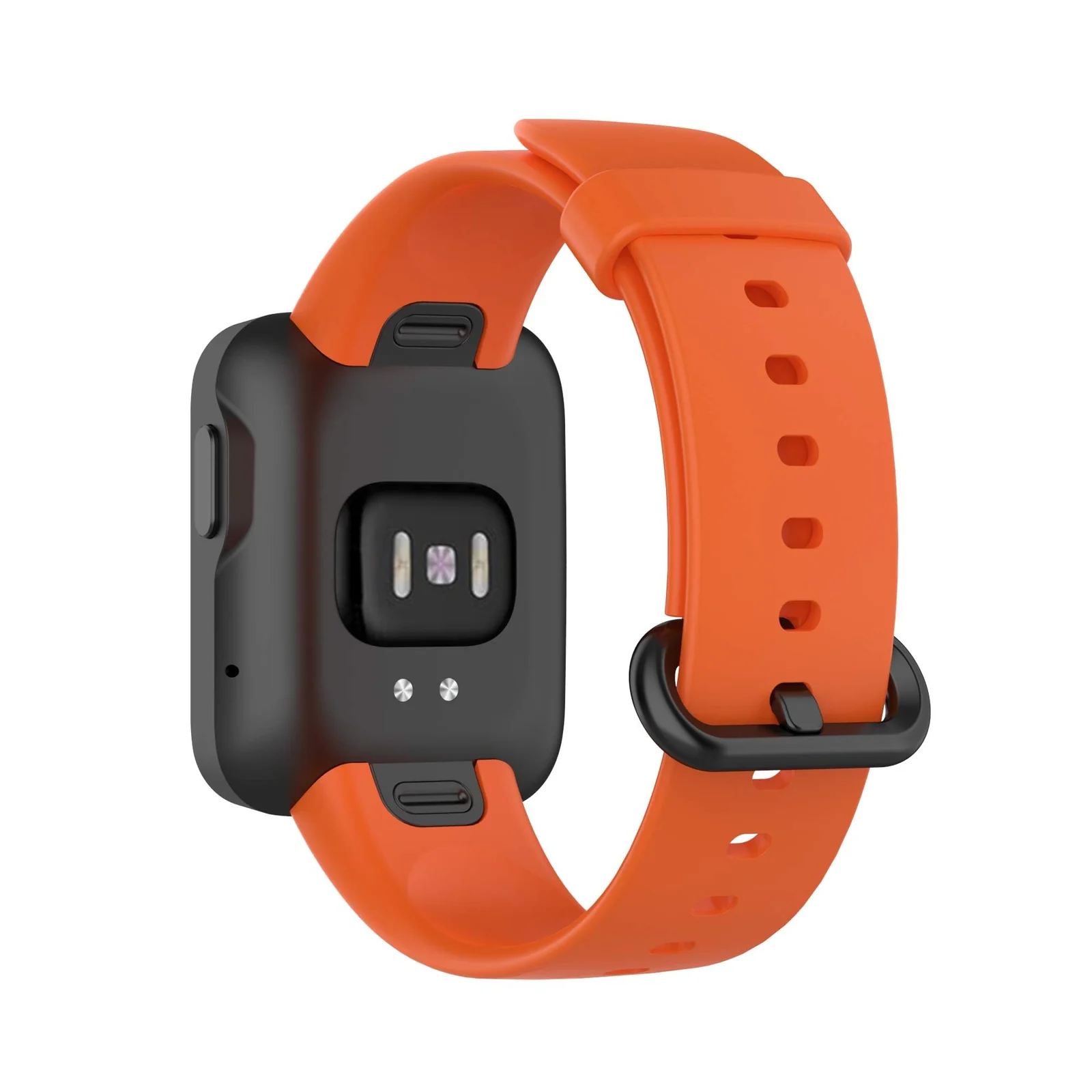 DL3 Mobilak Smart Watch Strap for Xiaomi Mi Watch Lite, Sport Silicone Watch Band Wrist Strap, Replacement Bracelet Wristband Wrist Strap for Xiaomi Mi Watch Lite/Redmi Watch Accessories - Orange